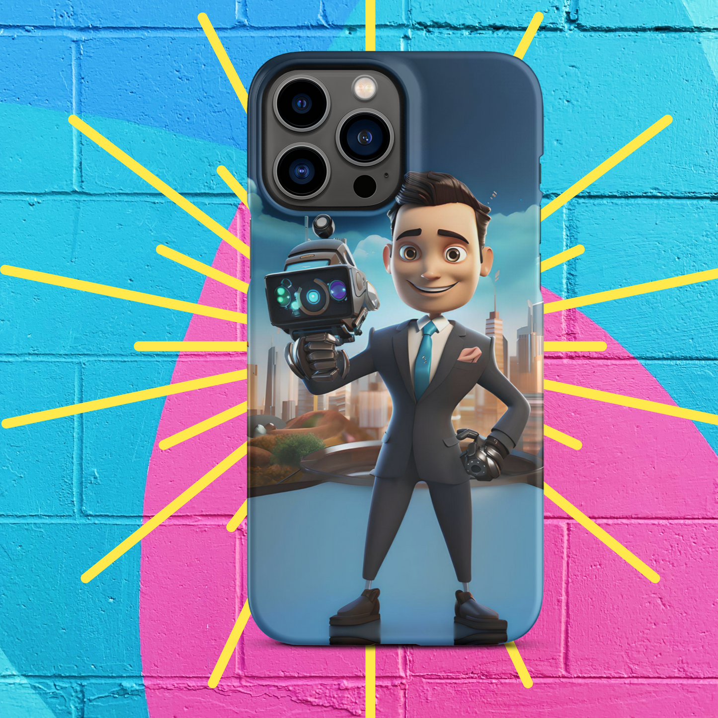 Robo-Rizzo the Roving WeatherBot Snap case for iPhone®