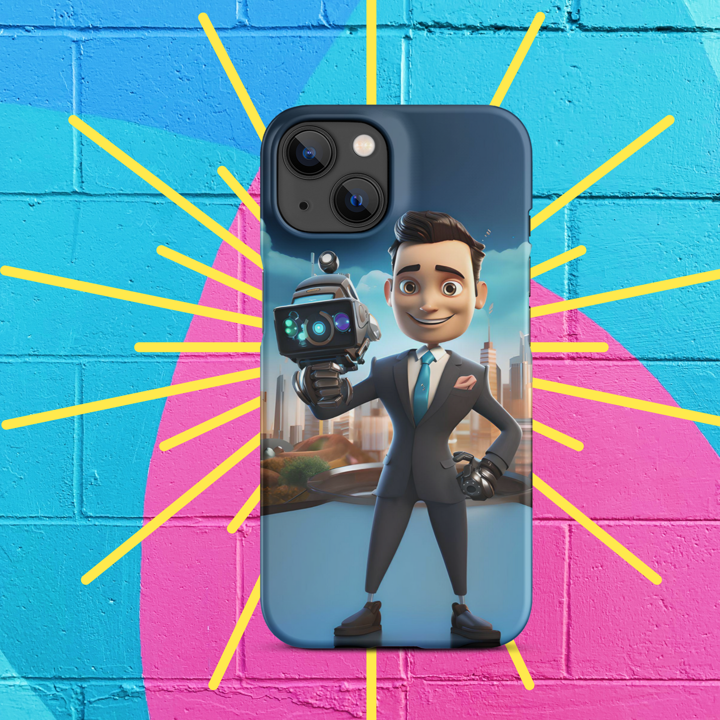 Robo-Rizzo the Roving WeatherBot Snap case for iPhone®