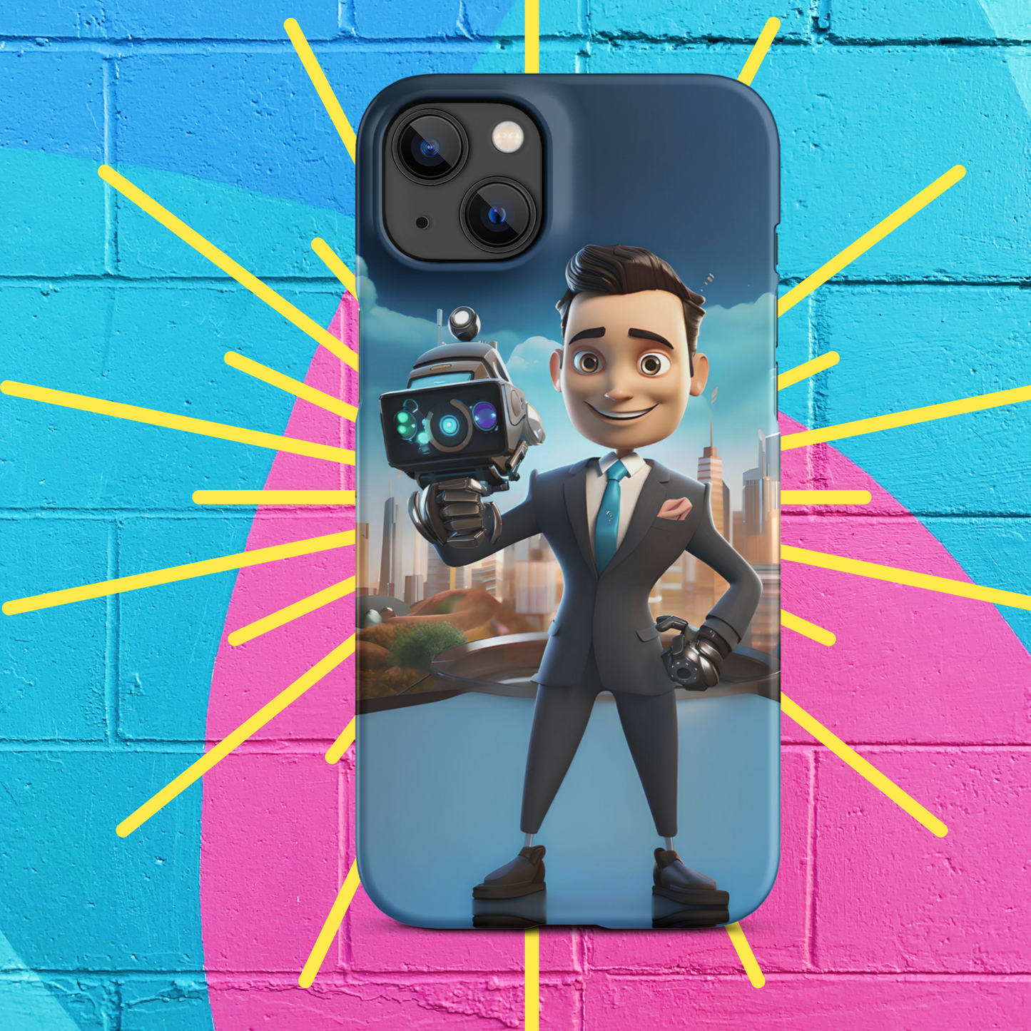 Robo-Rizzo the Roving WeatherBot Snap case for iPhone®