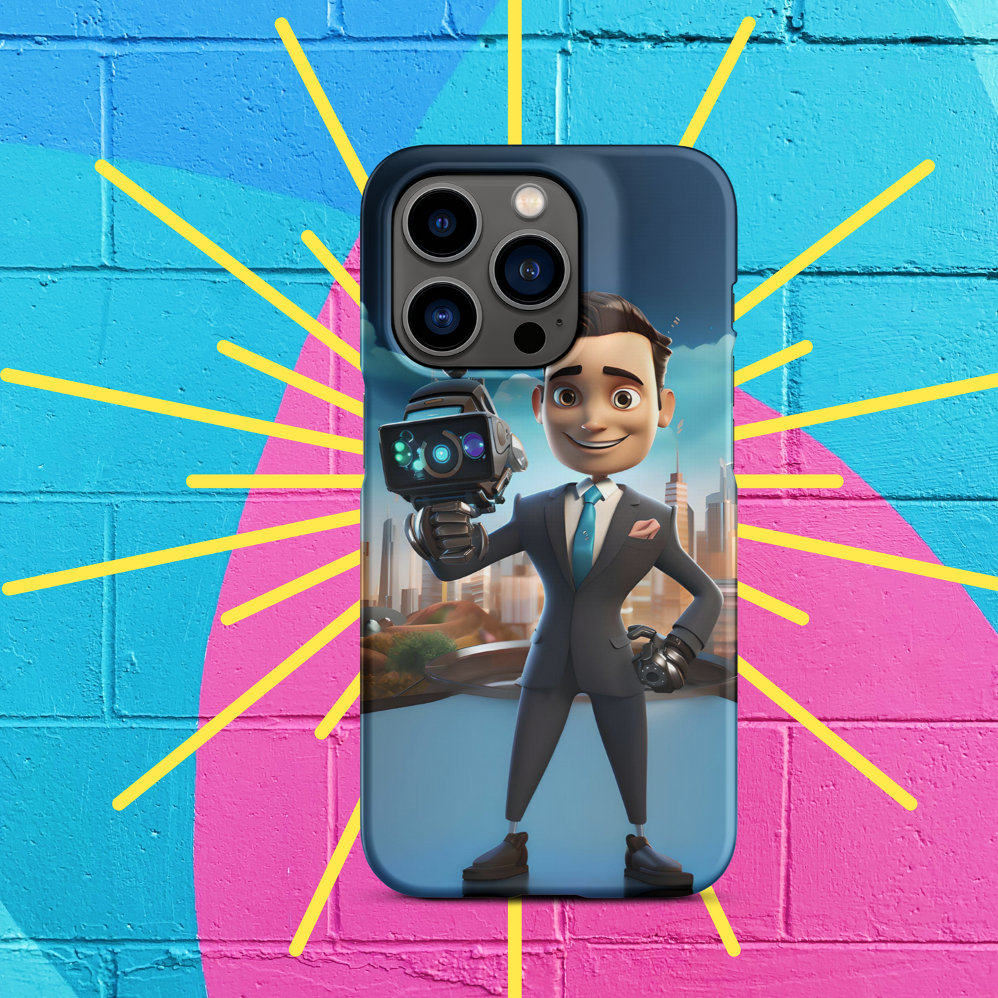 Robo-Rizzo the Roving WeatherBot Snap case for iPhone®