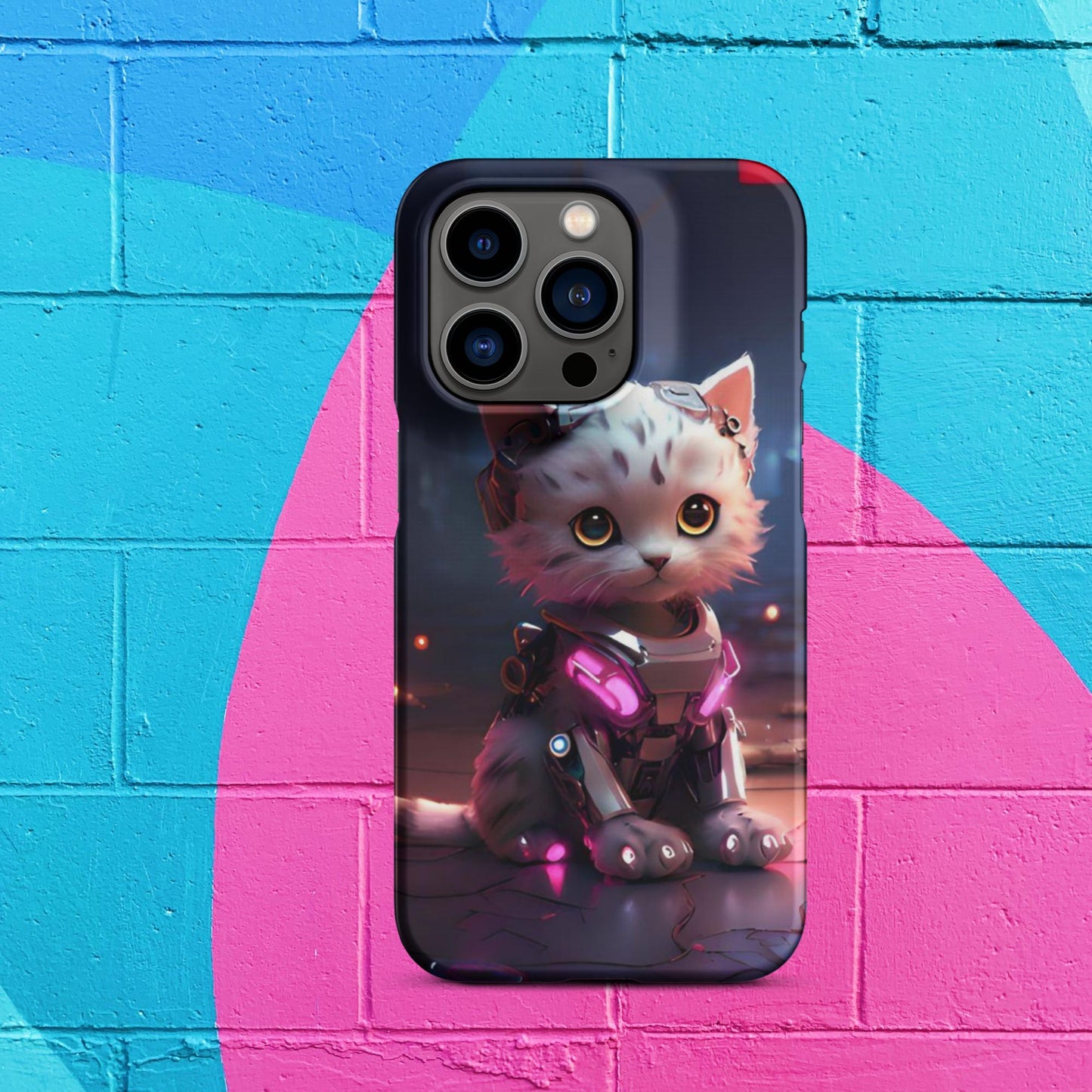 Cyberpunk Kitty Snap Case for iPhone®