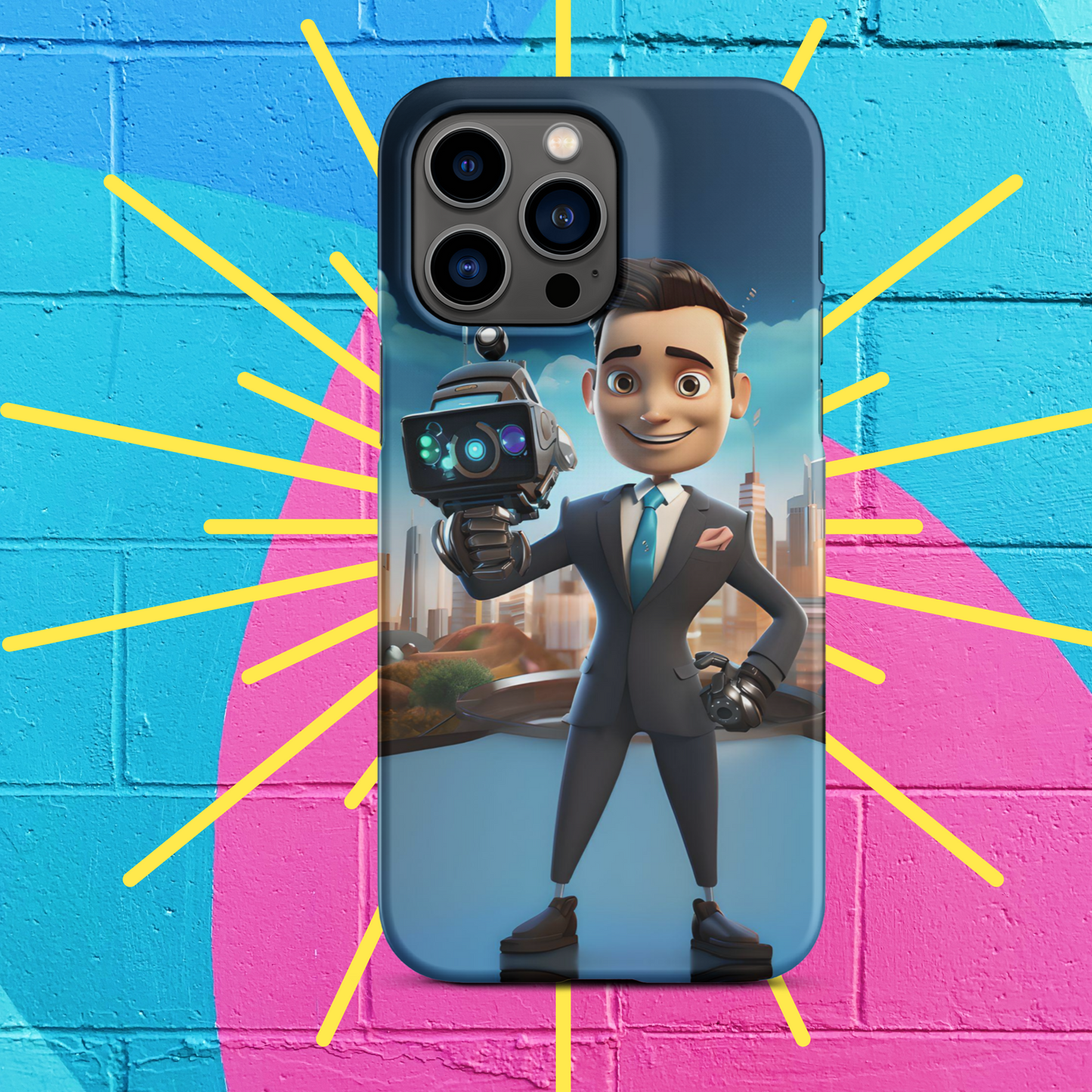 Robo-Rizzo the Roving WeatherBot Snap case for iPhone®