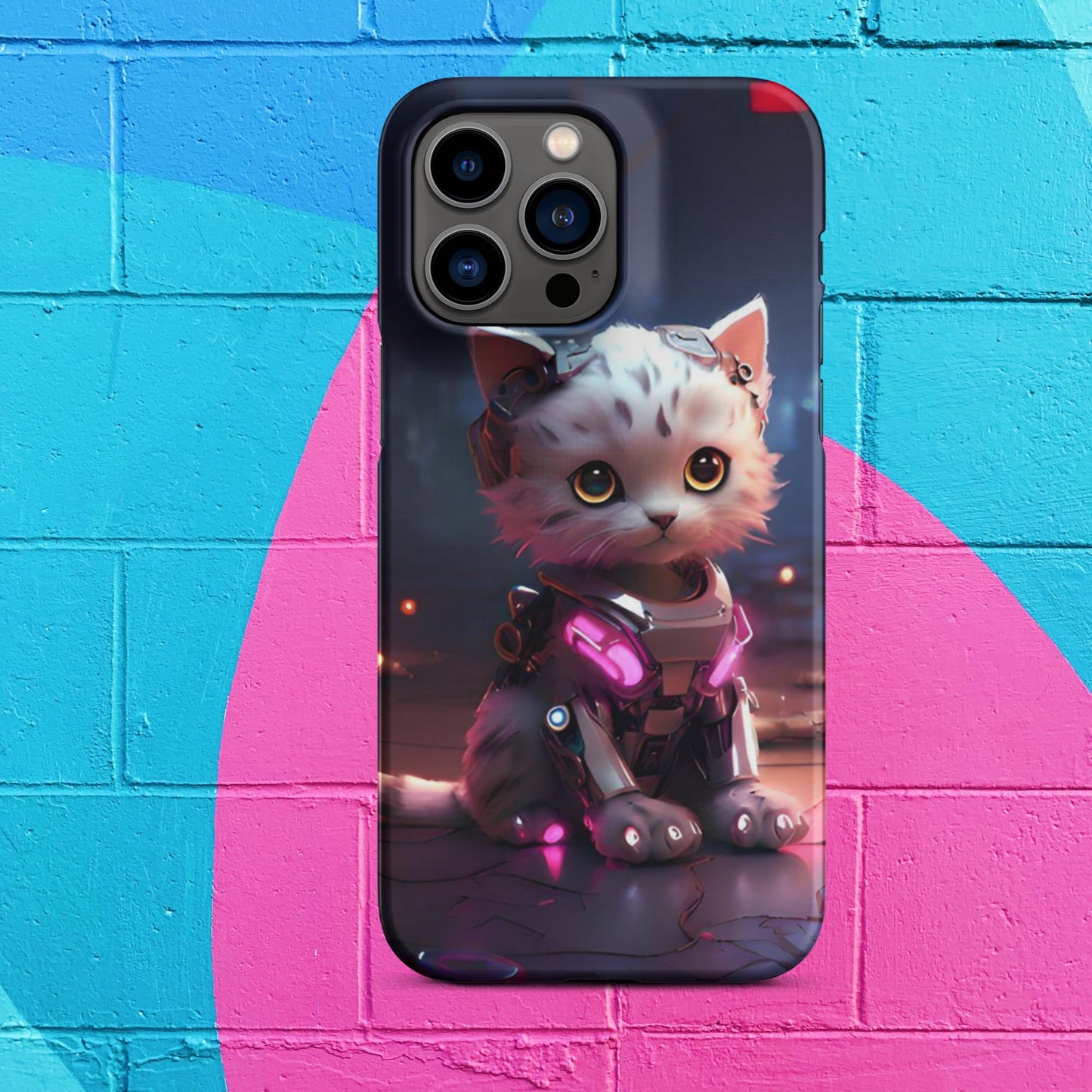 Cyberpunk Kitty Snap Case for iPhone®
