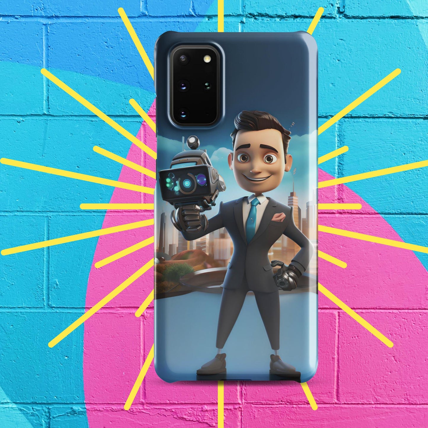 Robo-Rizzo the Roving WeatherBot Snap case for Samsung®