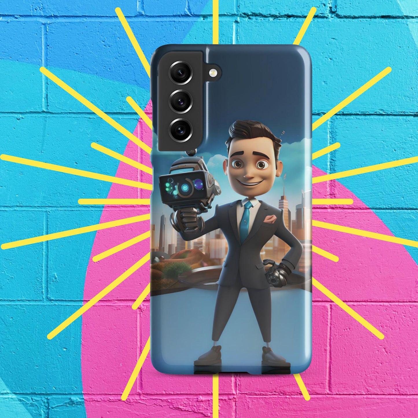 Robo-Rizzo the Roving WeatherBot Snap case for Samsung®