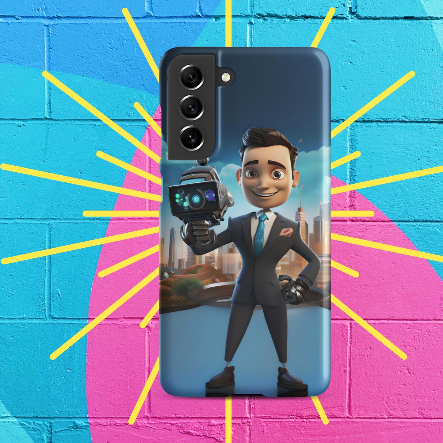 Robo-Rizzo the Roving WeatherBot Snap case for Samsung®