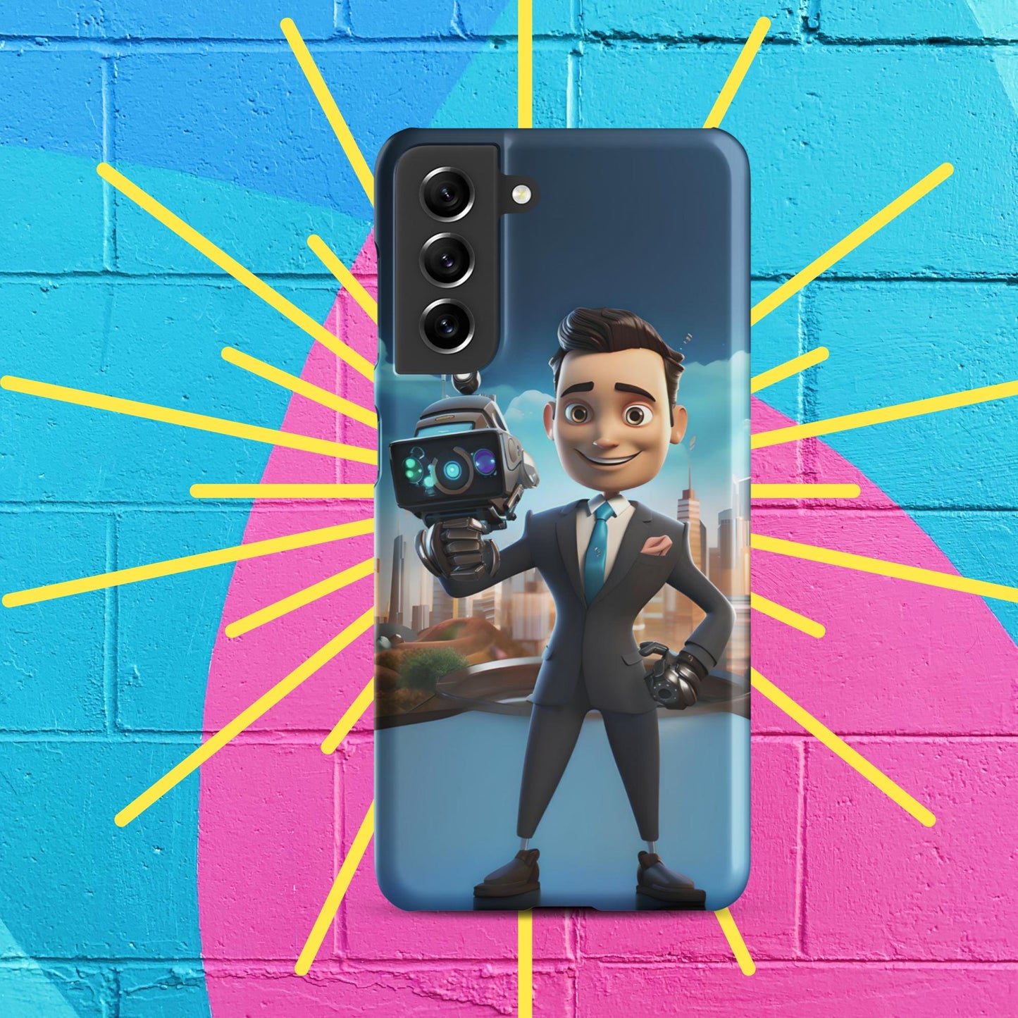 Robo-Rizzo the Roving WeatherBot Snap case for Samsung®