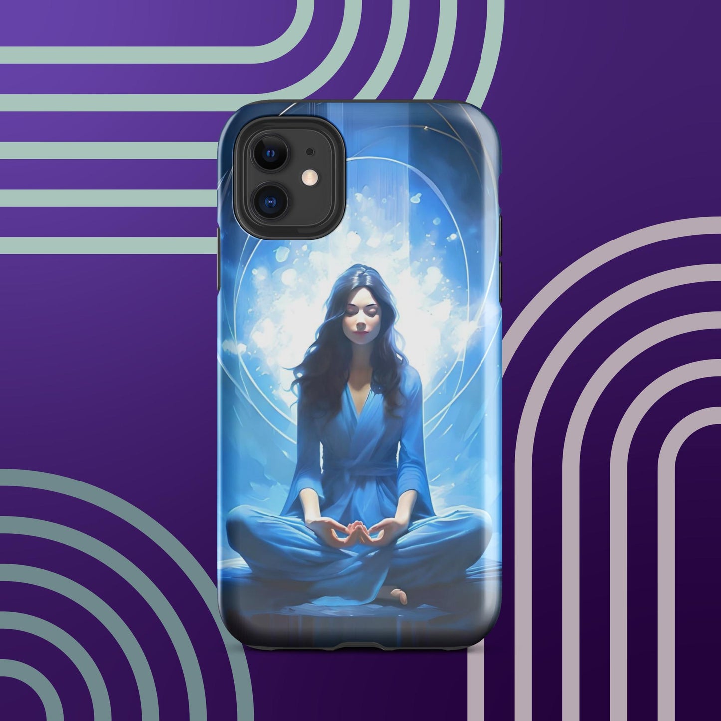 Serene Meditation Tough Case for iPhone®