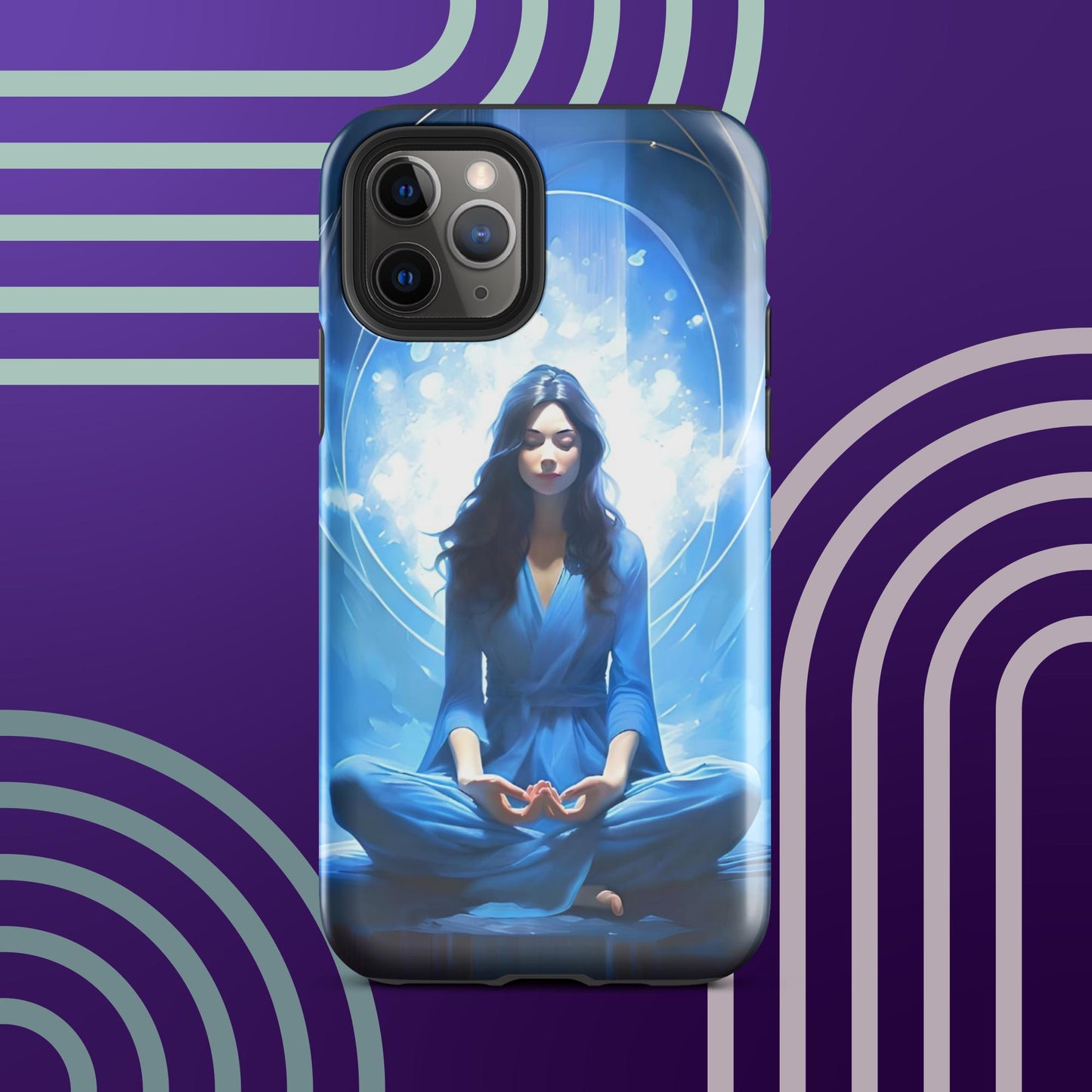 Serene Meditation Tough Case for iPhone®