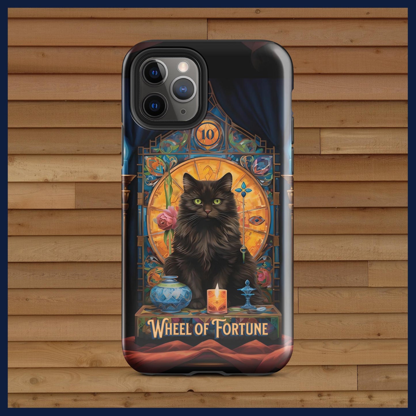 The Wheel of Fortune: Cat's Vision Tarot Card Tough Case for iPhone®