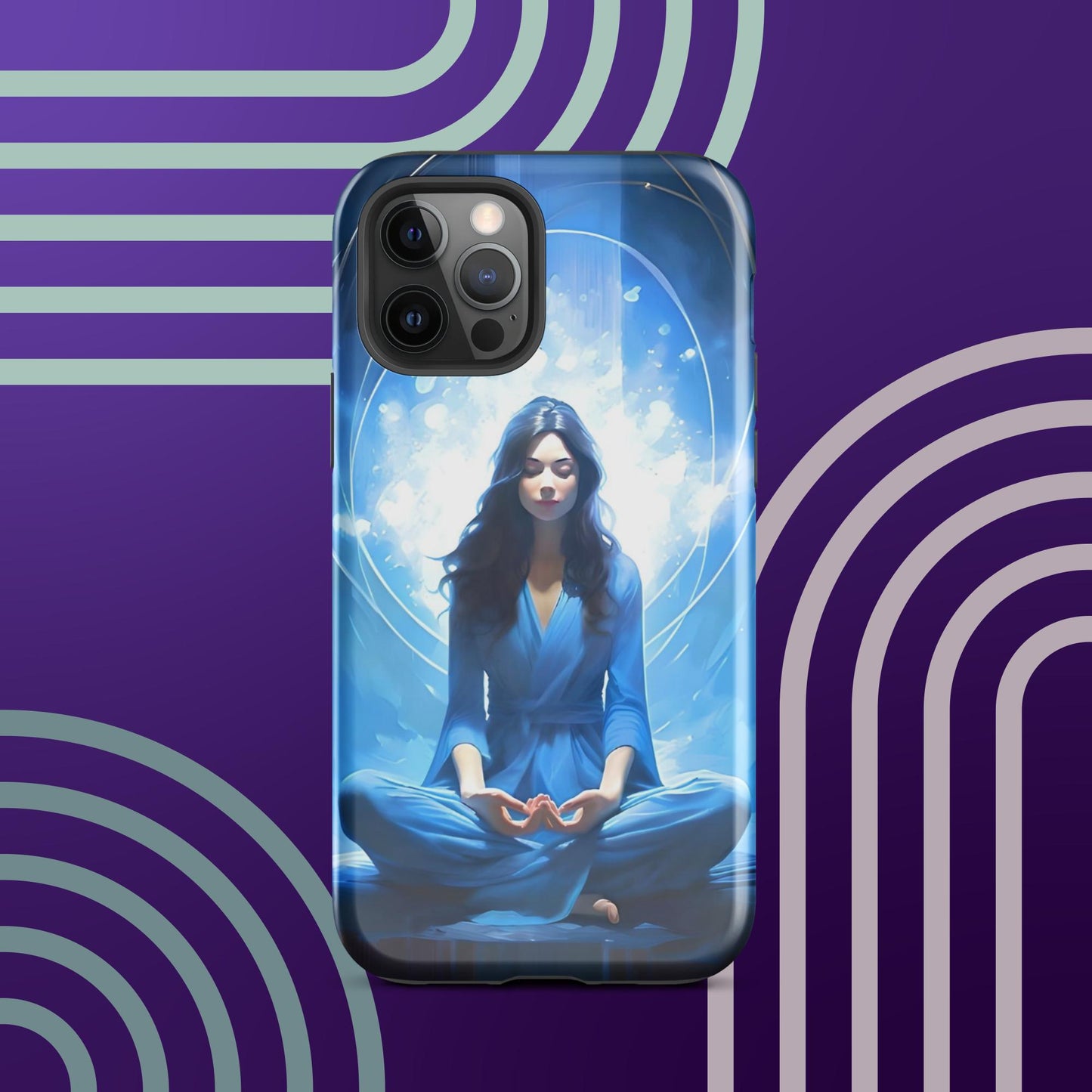 Serene Meditation Tough Case for iPhone®