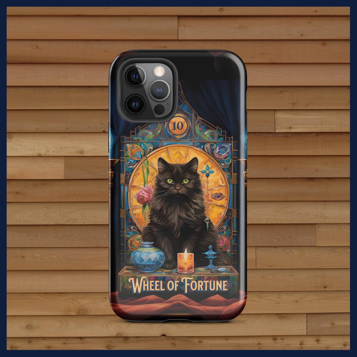 The Wheel of Fortune: Cat's Vision Tarot Card Tough Case for iPhone®