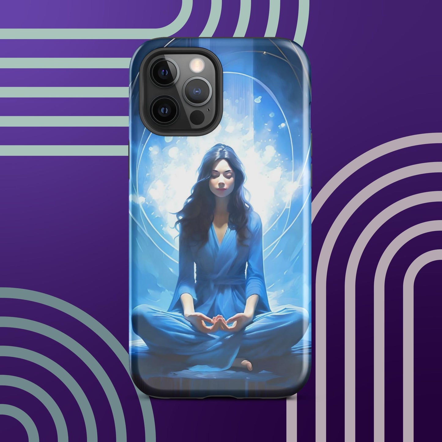 Serene Meditation Tough Case for iPhone®