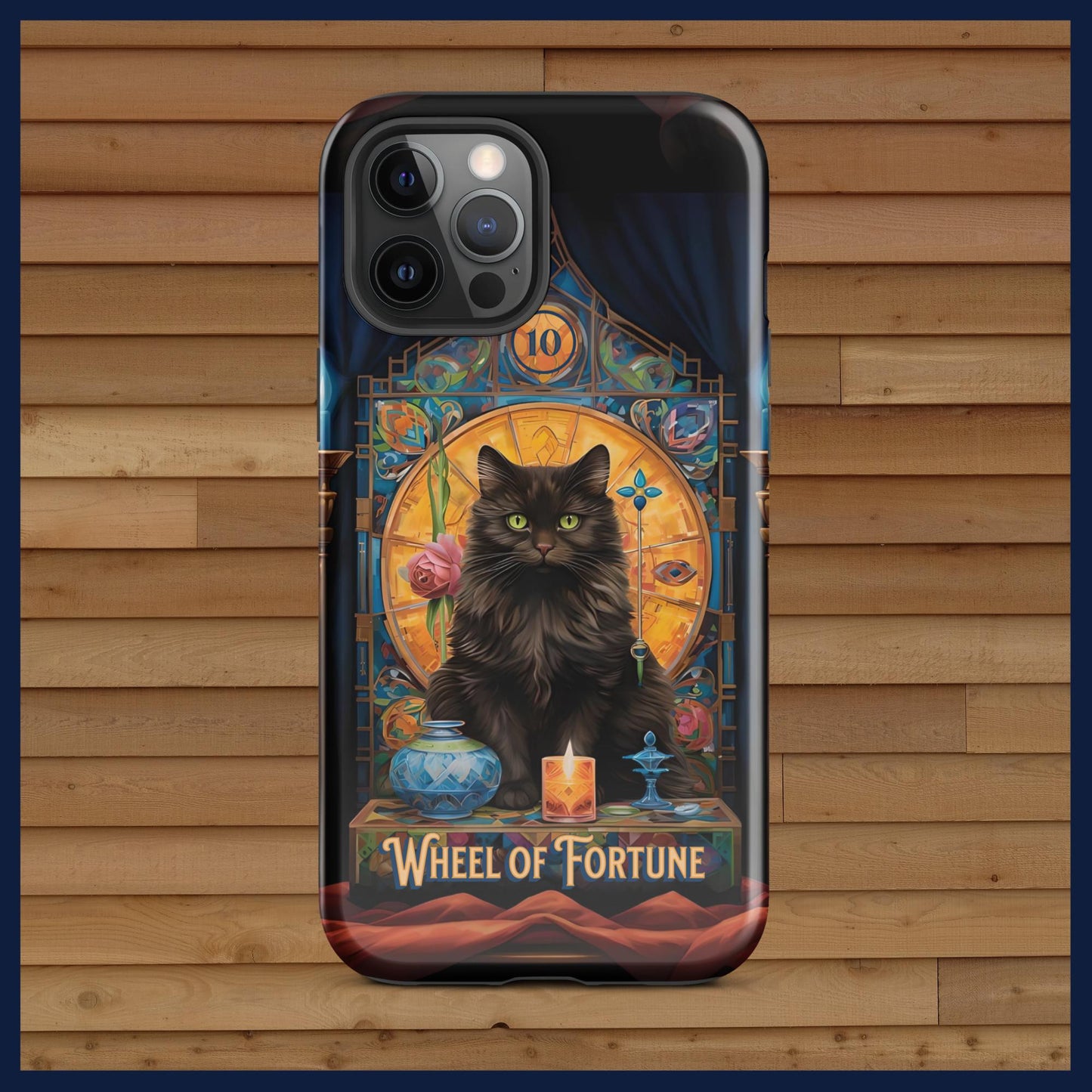 The Wheel of Fortune: Cat's Vision Tarot Card Tough Case for iPhone®