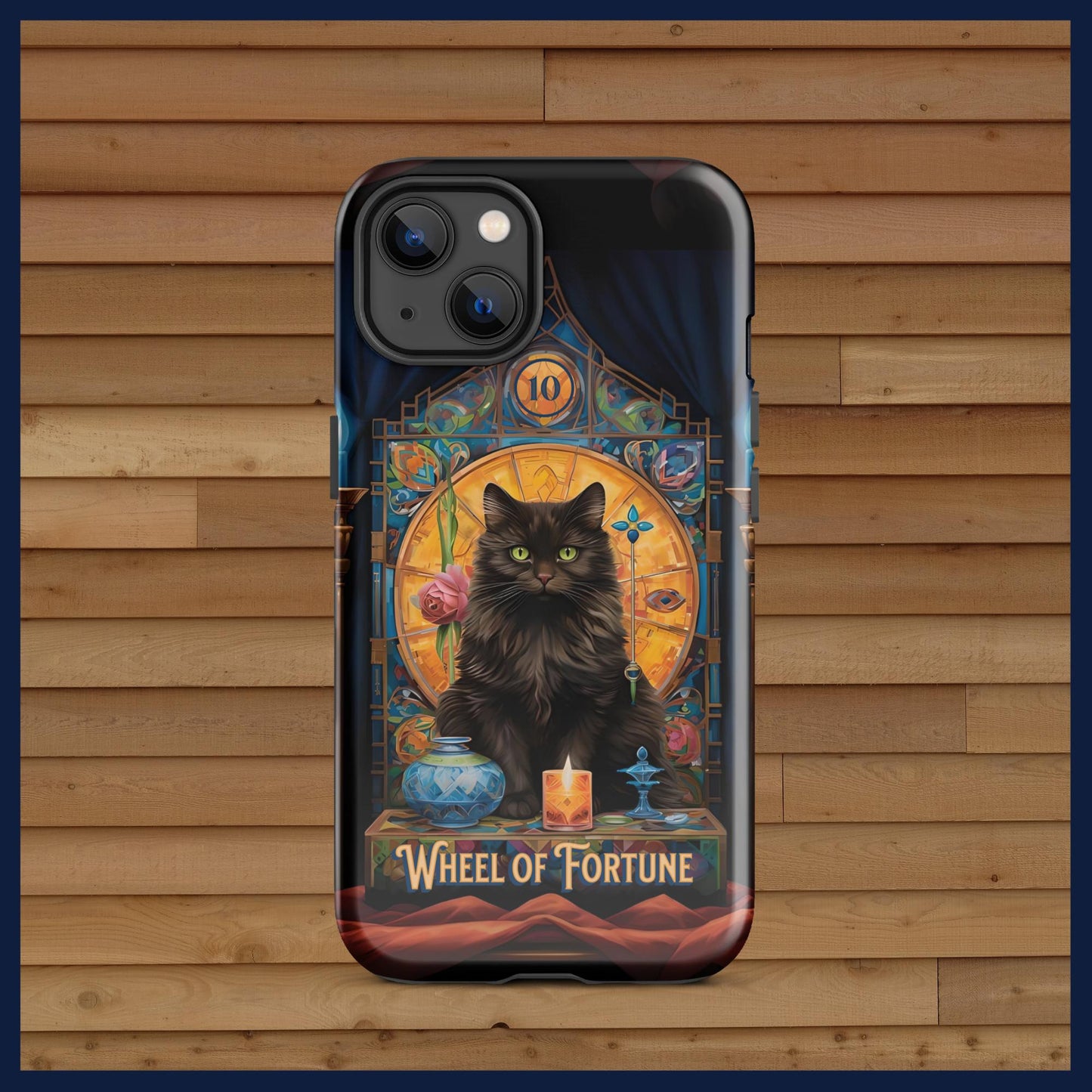 The Wheel of Fortune: Cat's Vision Tarot Card Tough Case for iPhone®