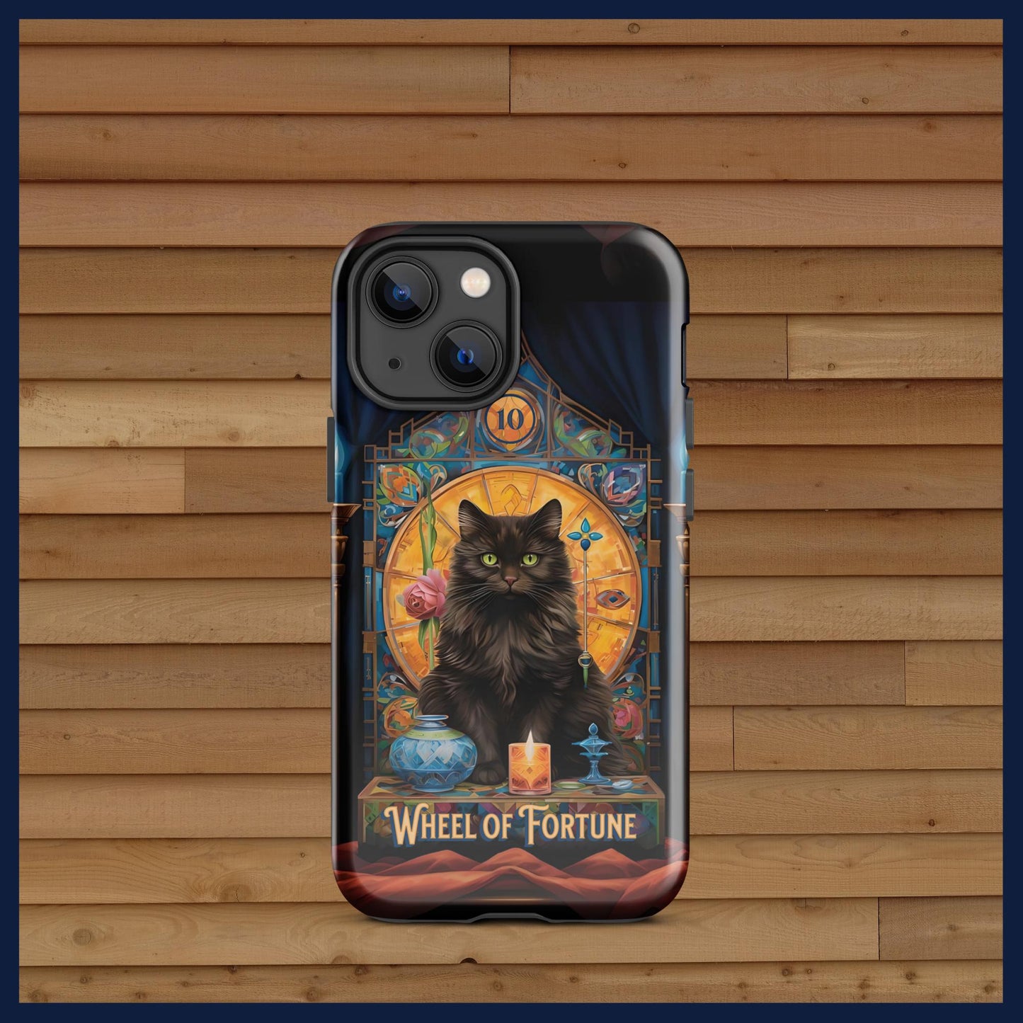 The Wheel of Fortune: Cat's Vision Tarot Card Tough Case for iPhone®