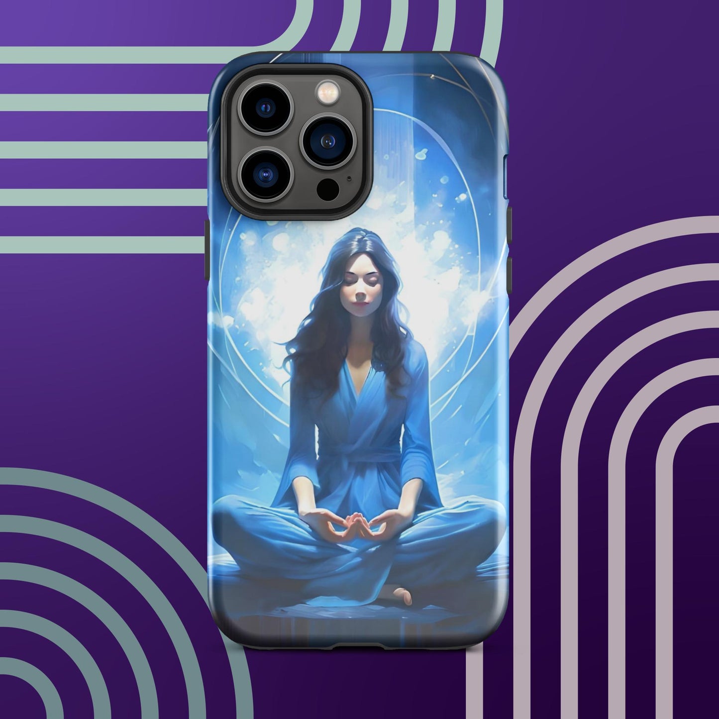 Serene Meditation Tough Case for iPhone®