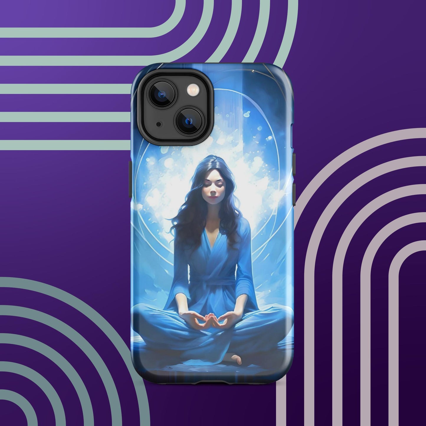 Serene Meditation Tough Case for iPhone®