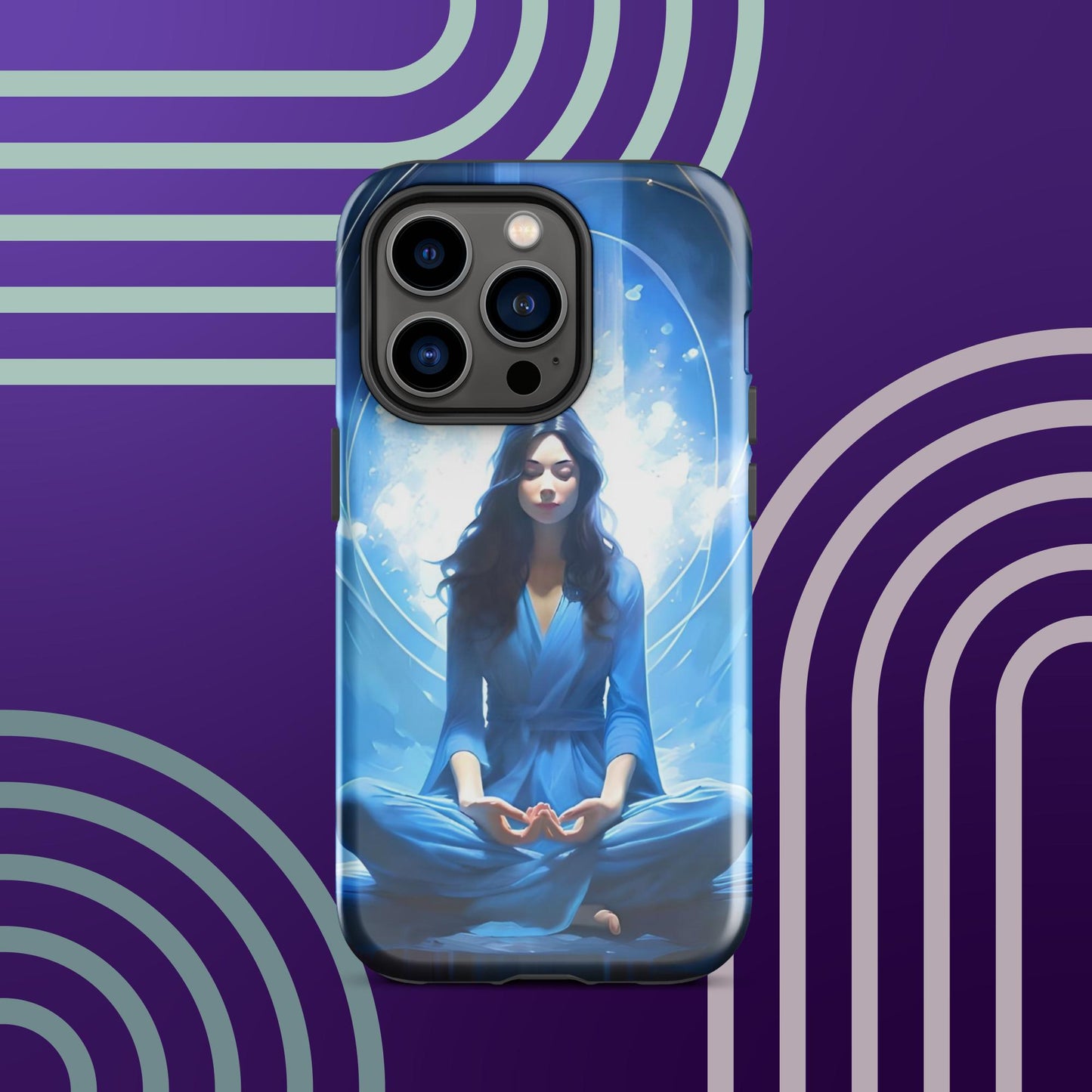 Serene Meditation Tough Case for iPhone®