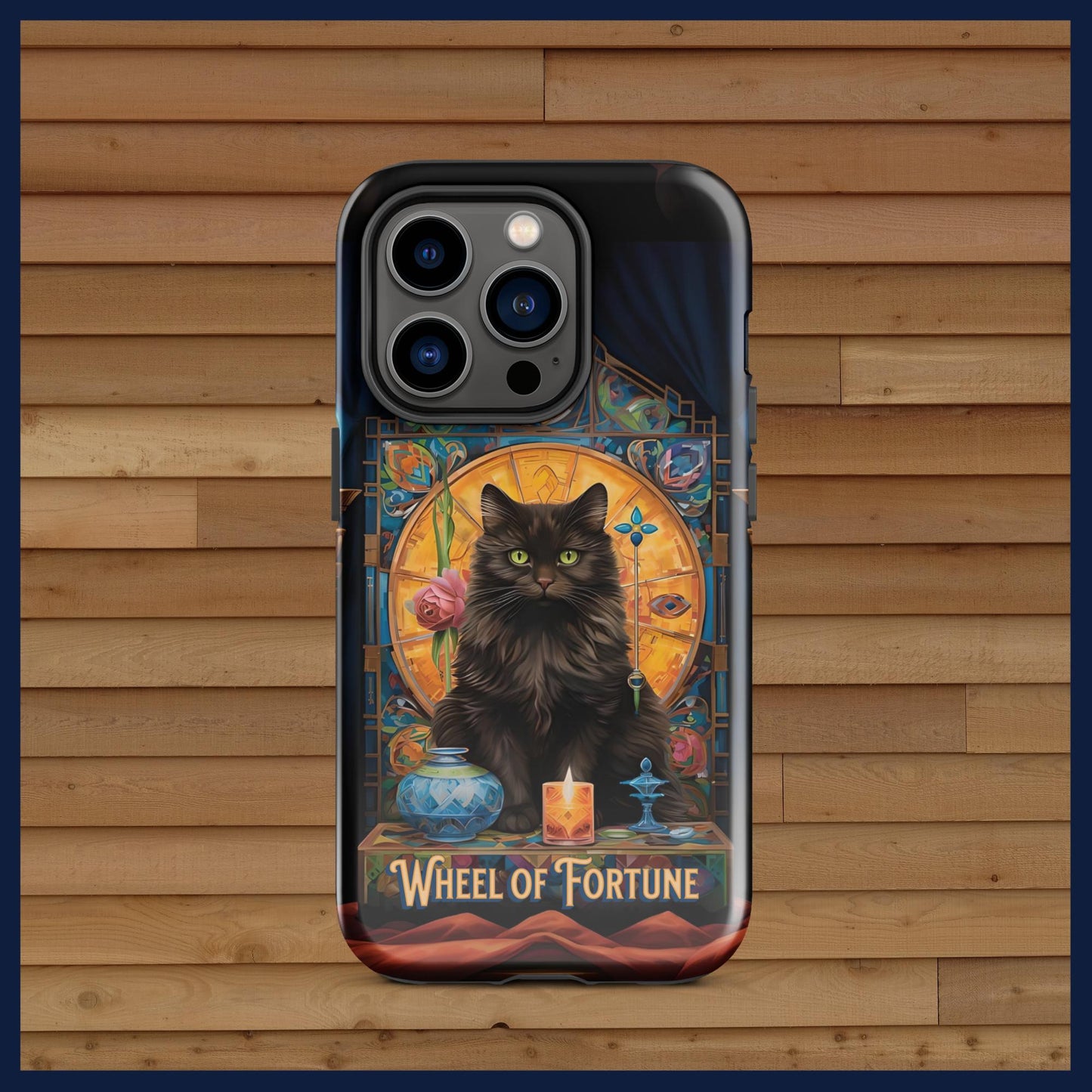 The Wheel of Fortune: Cat's Vision Tarot Card Tough Case for iPhone®