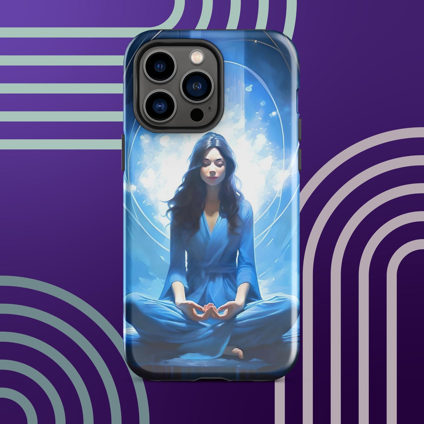 Serene Meditation Tough Case for iPhone®