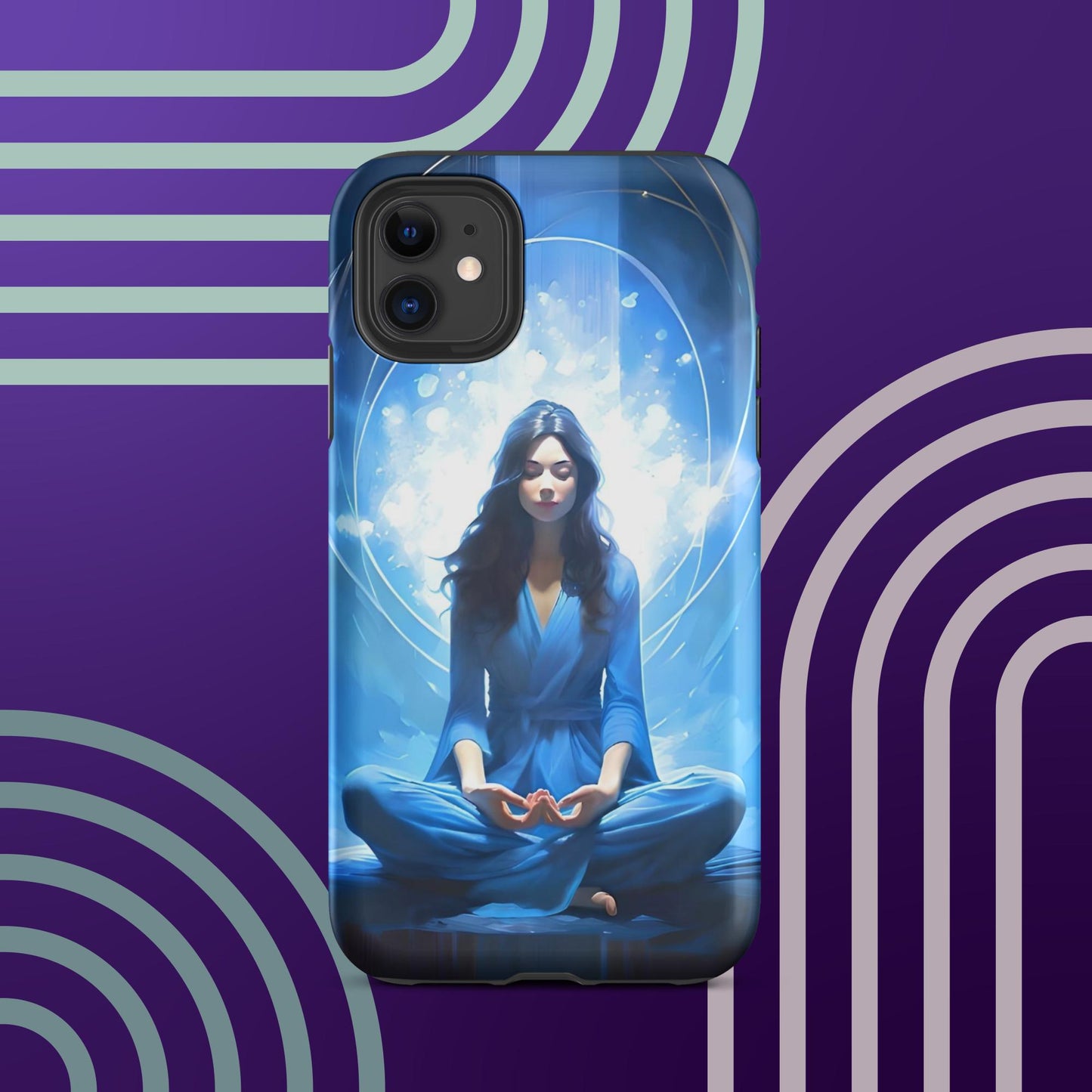 Serene Meditation Tough Case for iPhone®