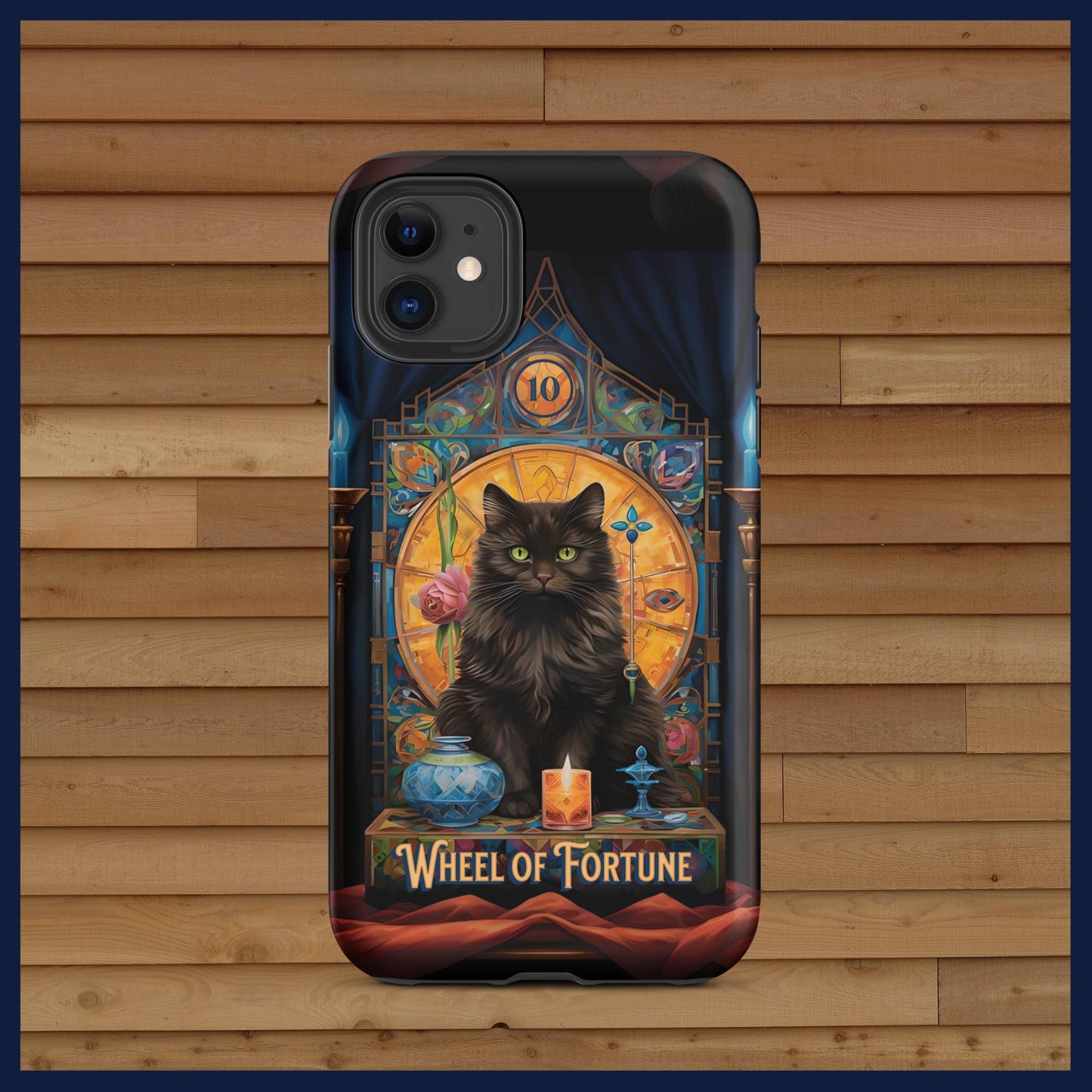 The Wheel of Fortune: Cat's Vision Tarot Card Tough Case for iPhone®