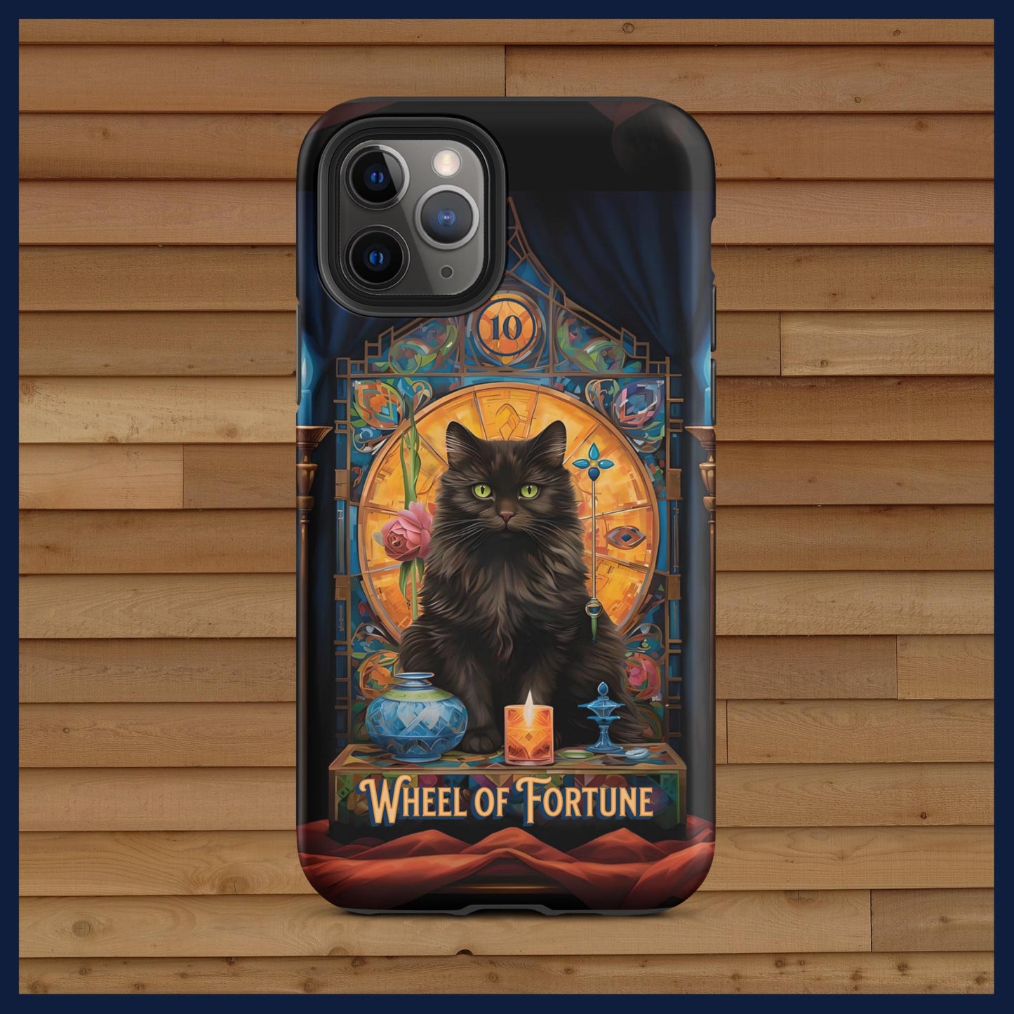 The Wheel of Fortune: Cat's Vision Tarot Card Tough Case for iPhone®