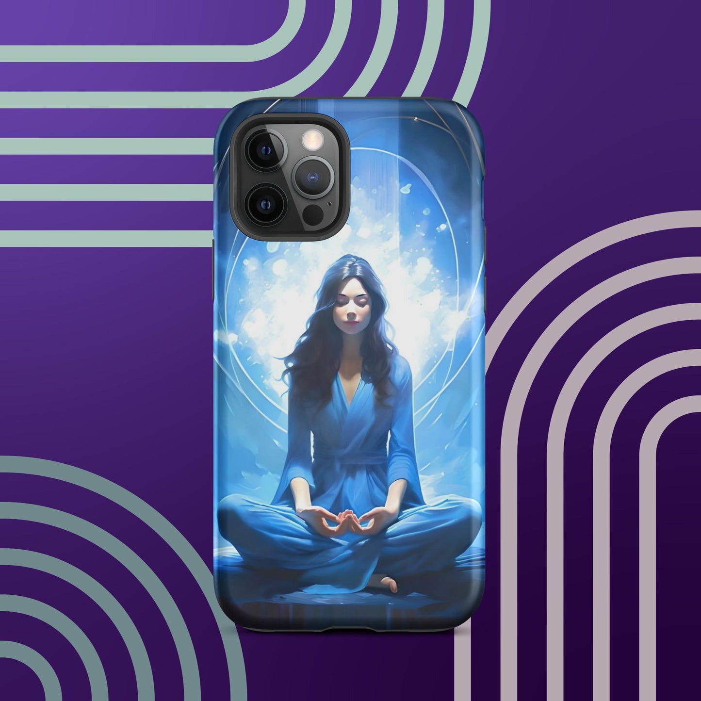 Serene Meditation Tough Case for iPhone®