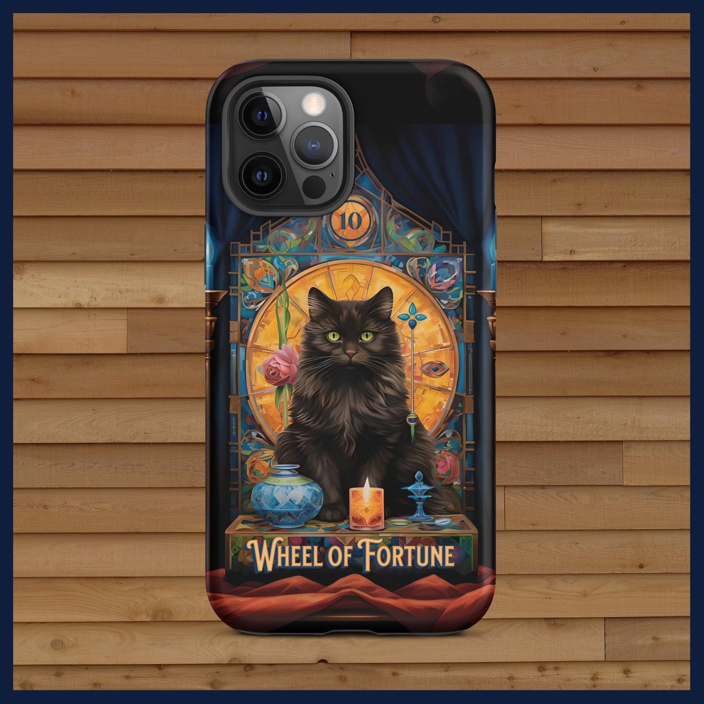 The Wheel of Fortune: Cat's Vision Tarot Card Tough Case for iPhone®