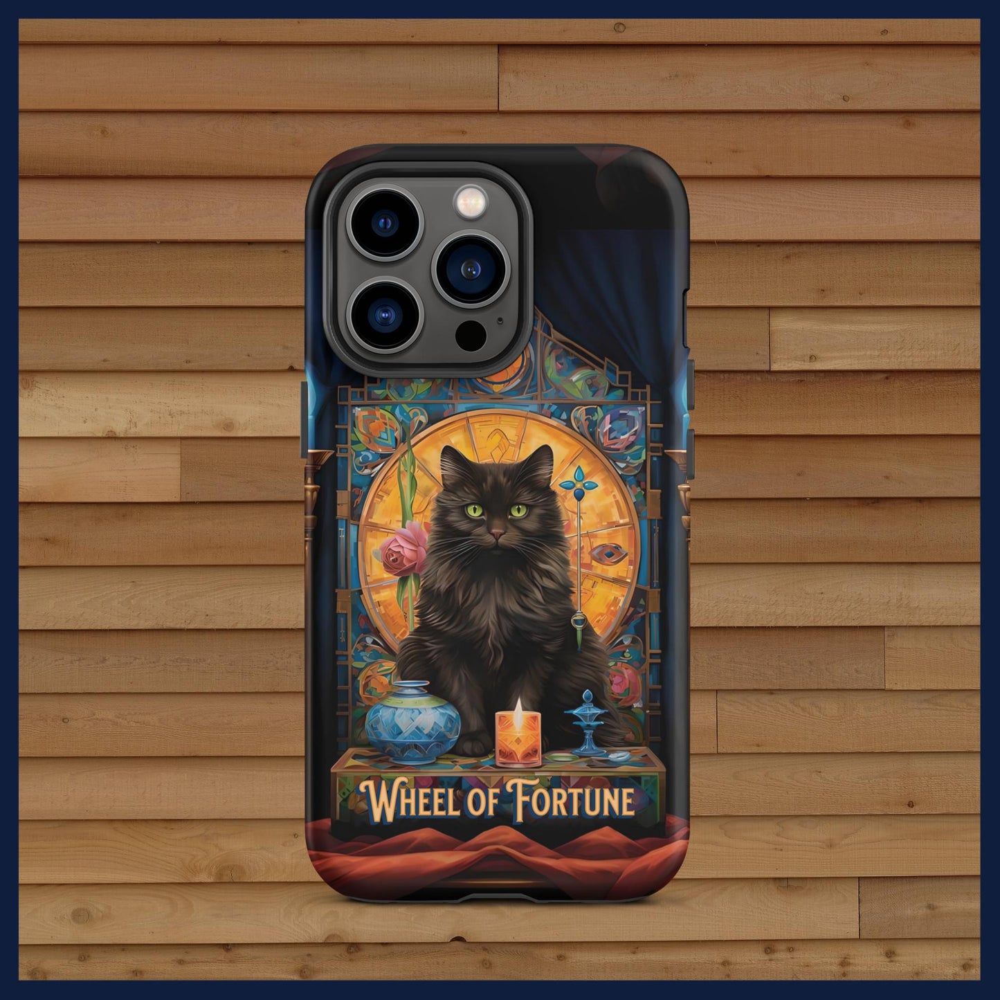 The Wheel of Fortune: Cat's Vision Tarot Card Tough Case for iPhone®