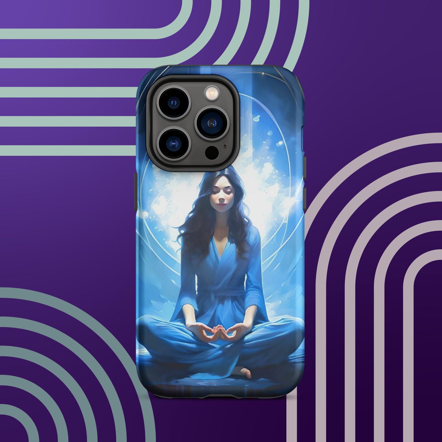 Serene Meditation Tough Case for iPhone®