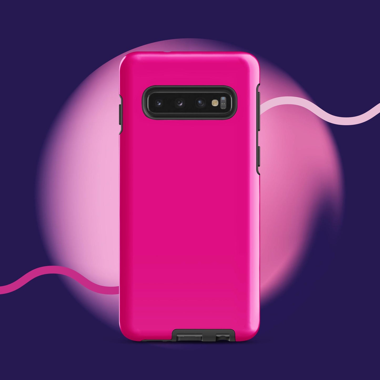 Hot Pink Tough Case for Samsung®