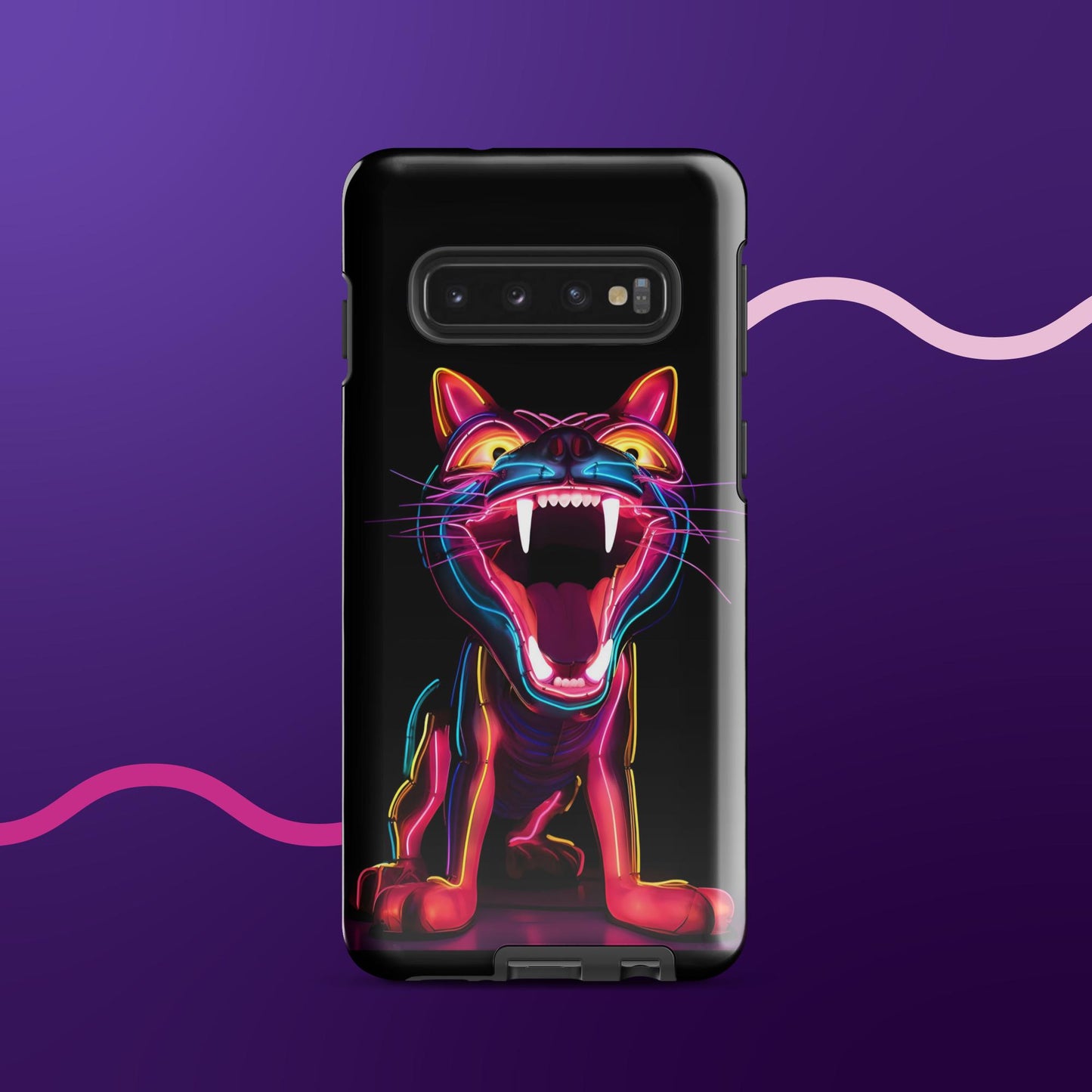 Leon the Neon Cat Tough Case for Samsung®