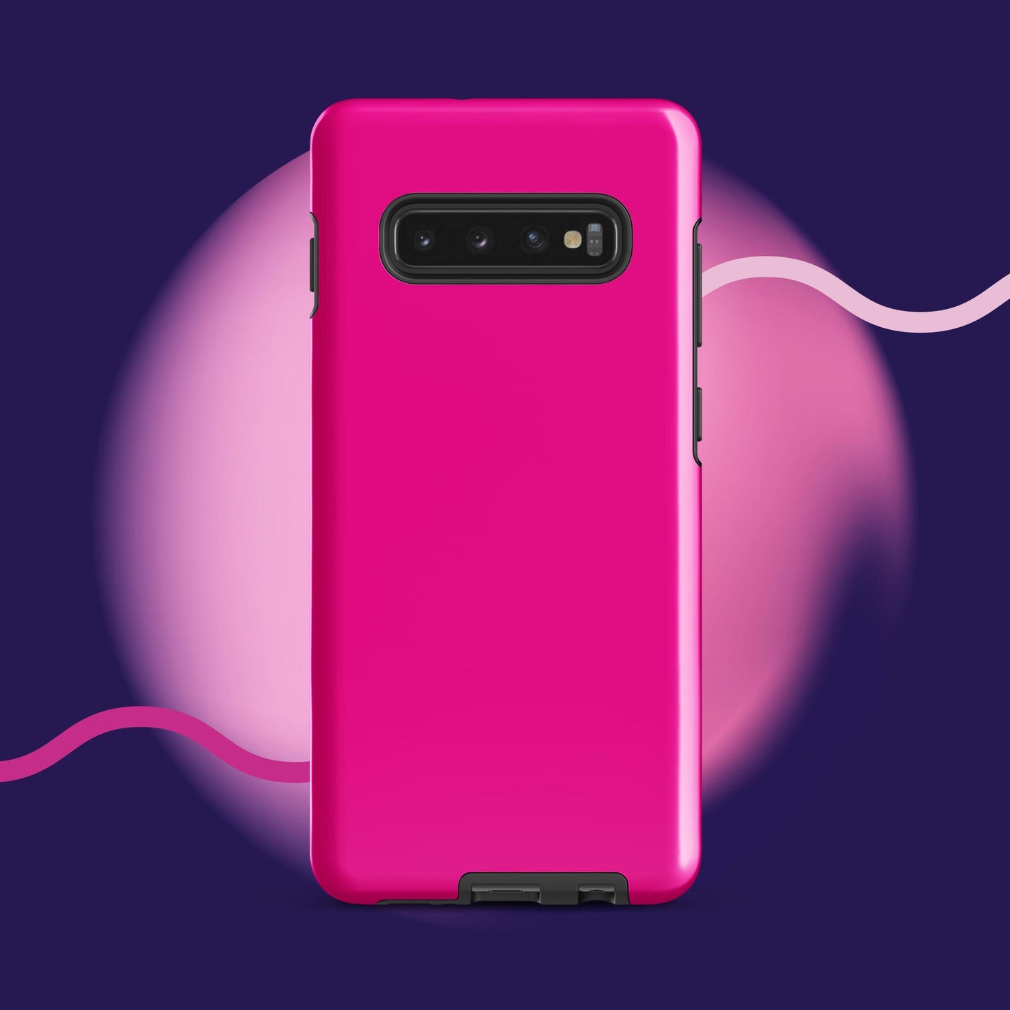 Hot Pink Tough Case for Samsung®