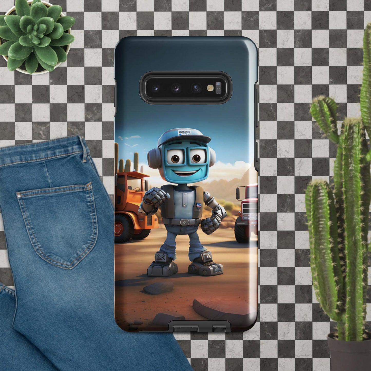 Robo-Dale-O the TruckerBot Tough case for Samsung®