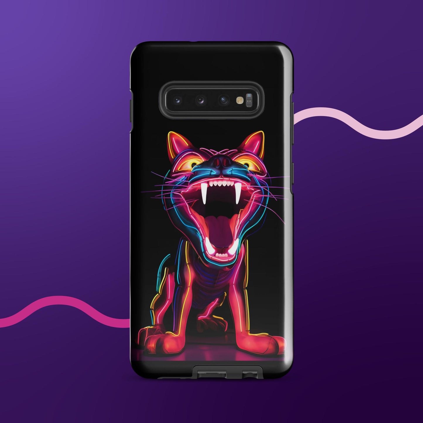 Leon the Neon Cat Tough Case for Samsung®
