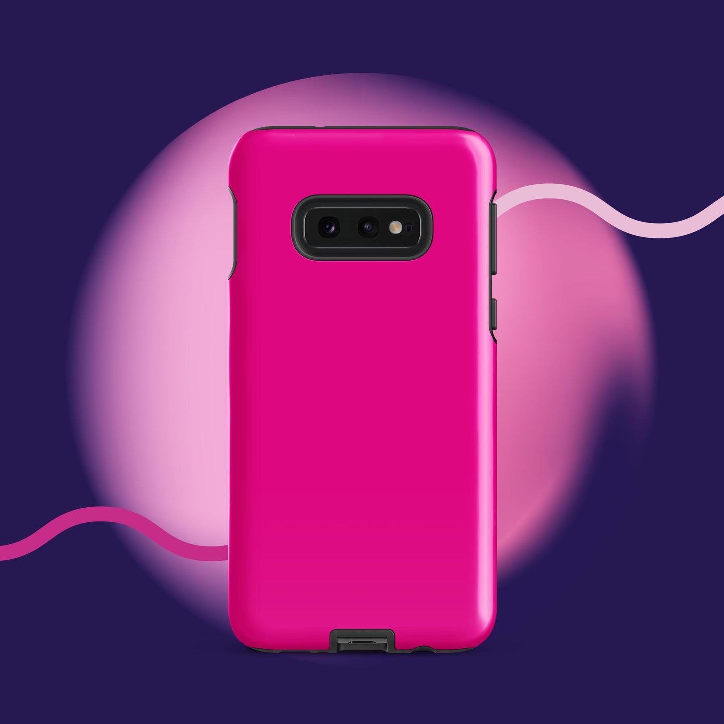 Hot Pink Tough Case for Samsung®