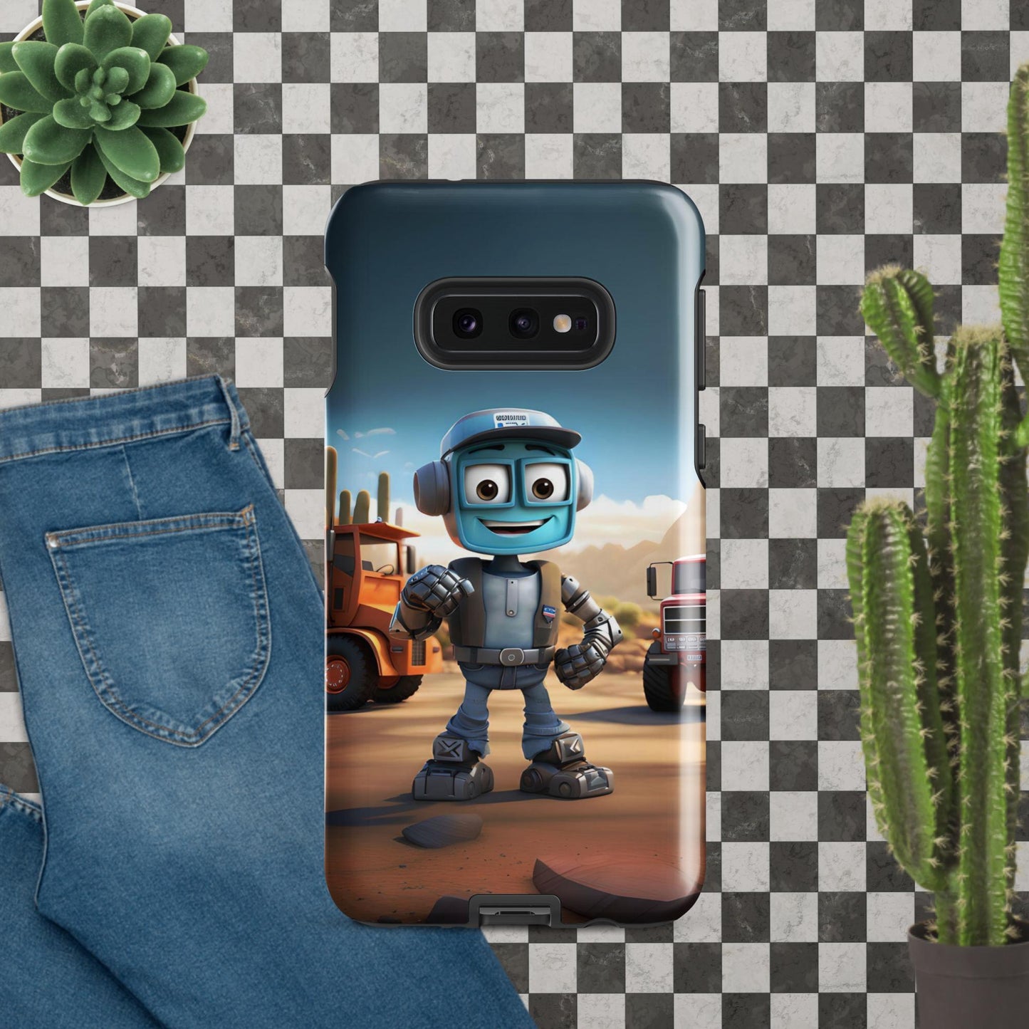 Robo-Dale-O the TruckerBot Tough case for Samsung®