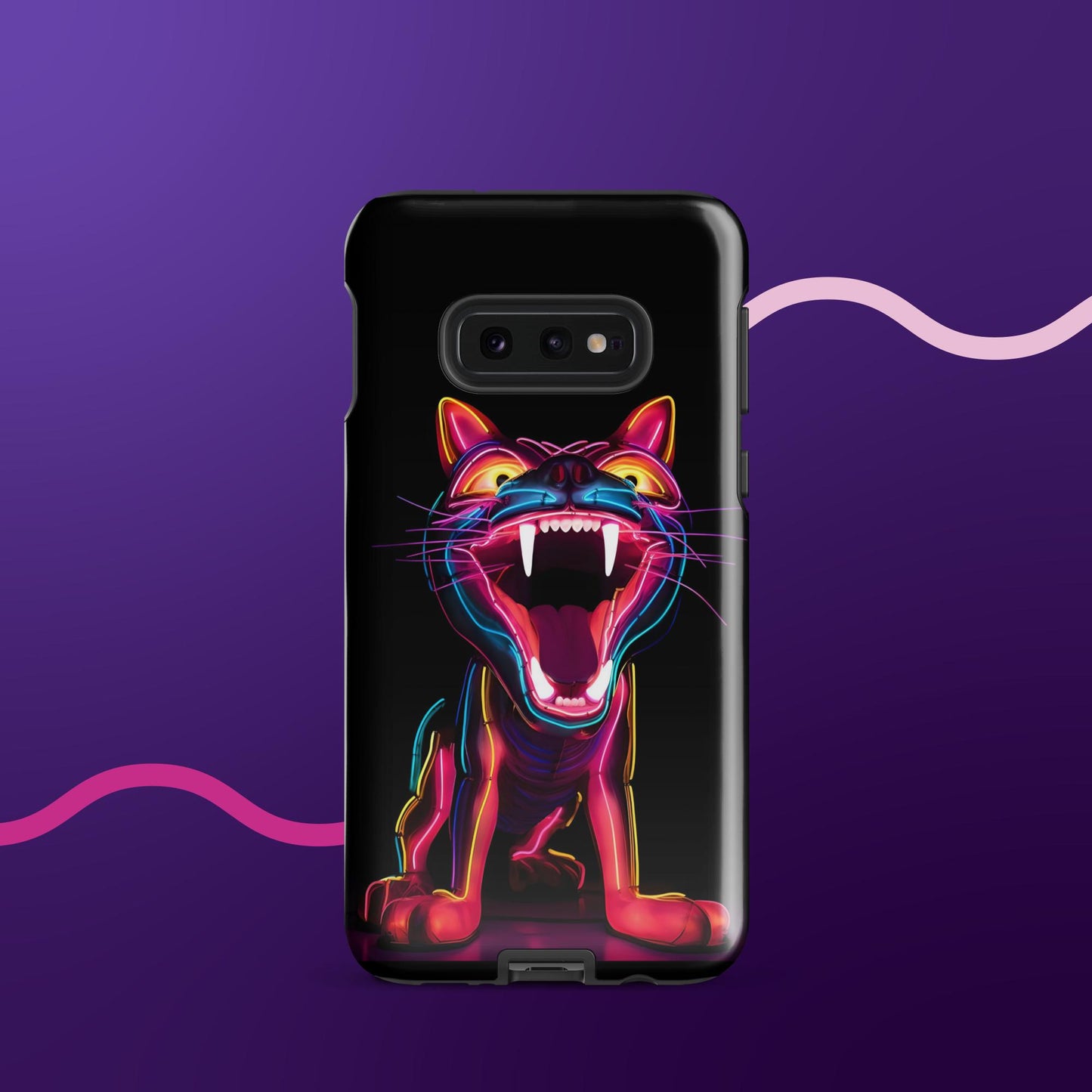 Leon the Neon Cat Tough Case for Samsung®