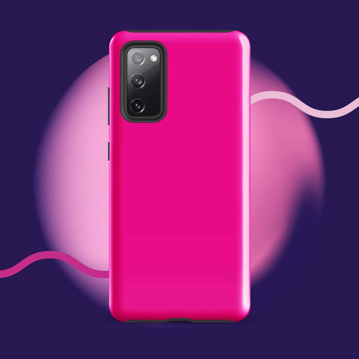 Hot Pink Tough Case for Samsung®