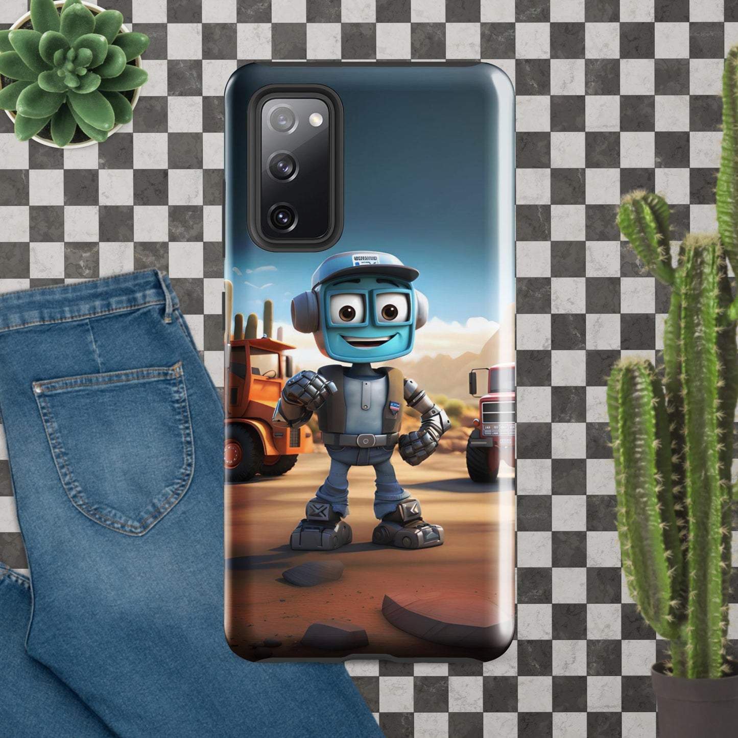 Robo-Dale-O the TruckerBot Tough case for Samsung®