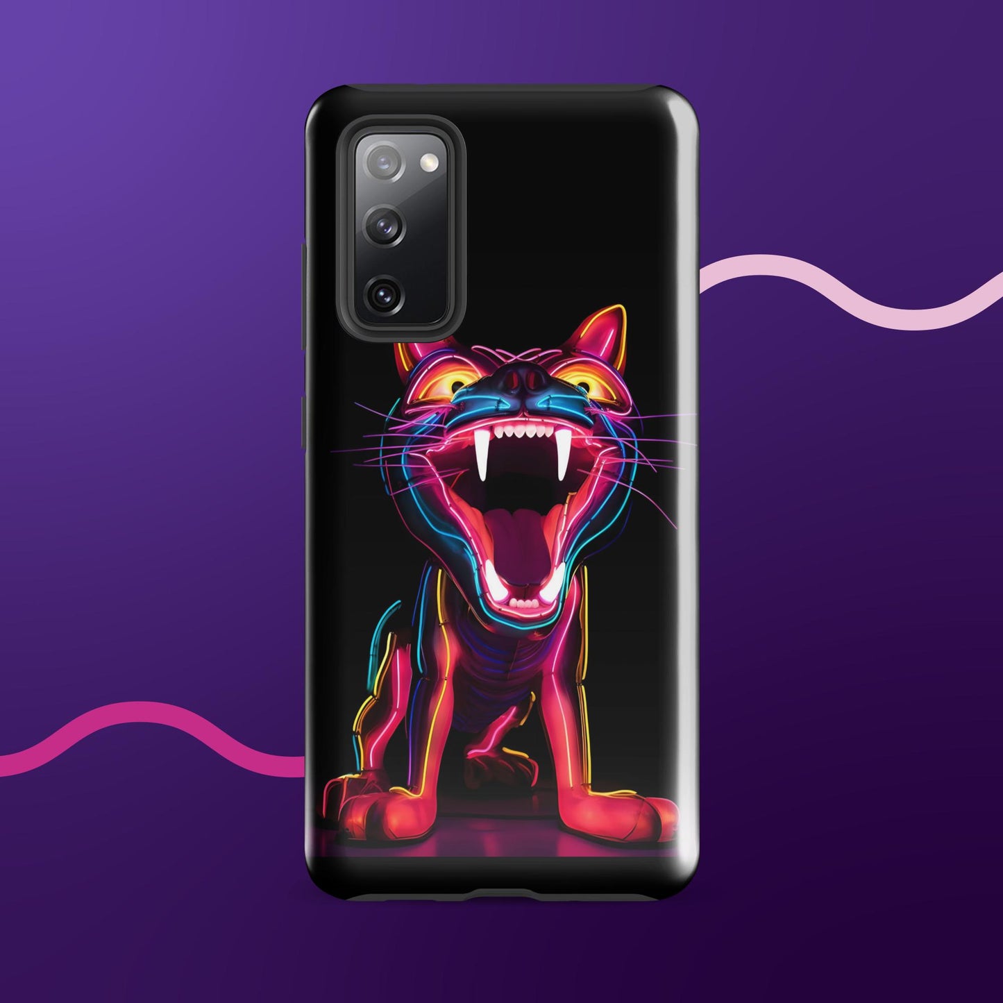 Leon the Neon Cat Tough Case for Samsung®
