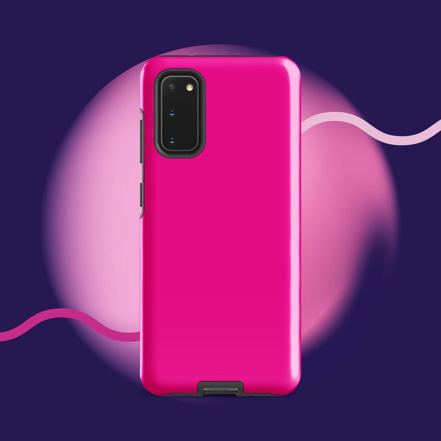 Hot Pink Tough Case for Samsung®