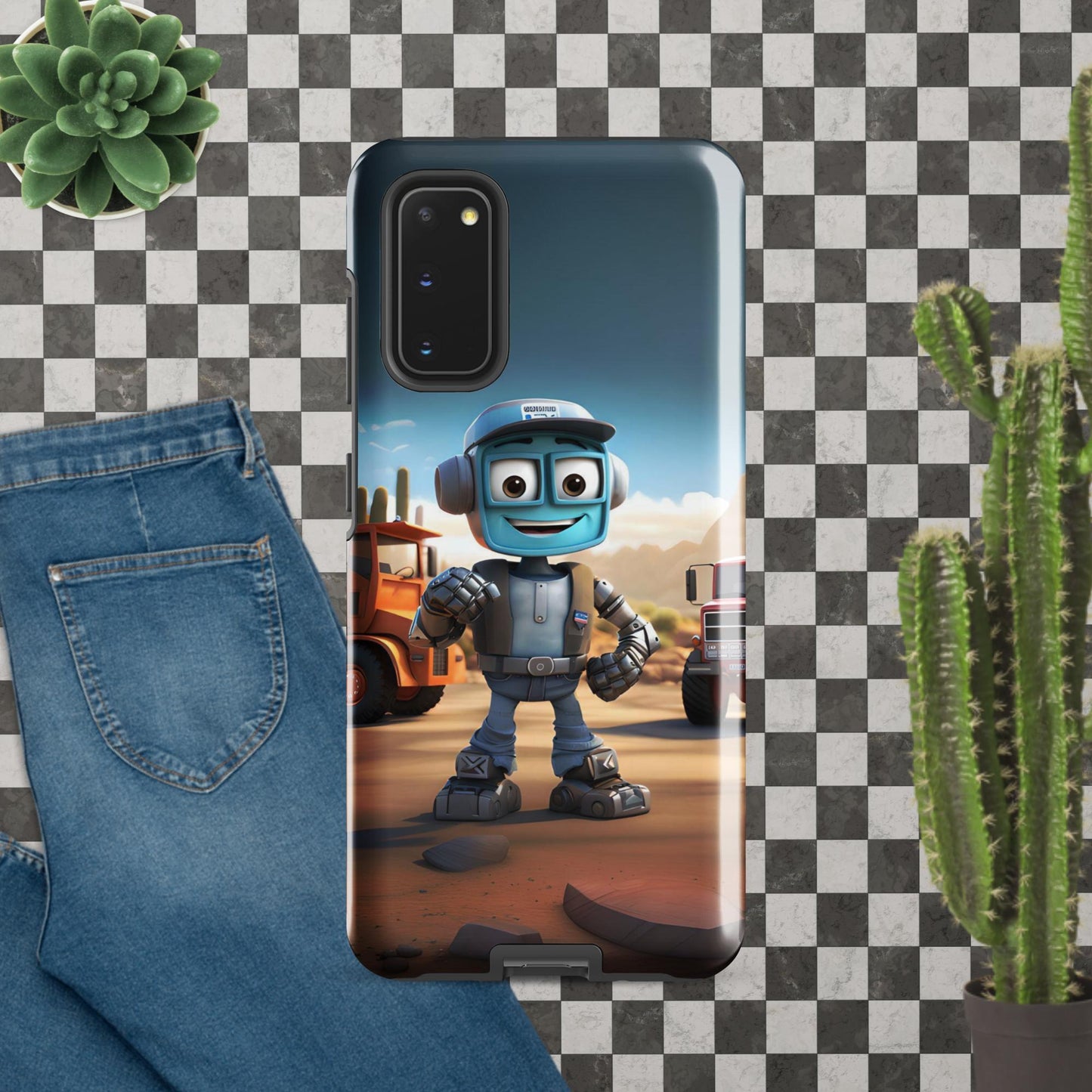 Robo-Dale-O the TruckerBot Tough case for Samsung®