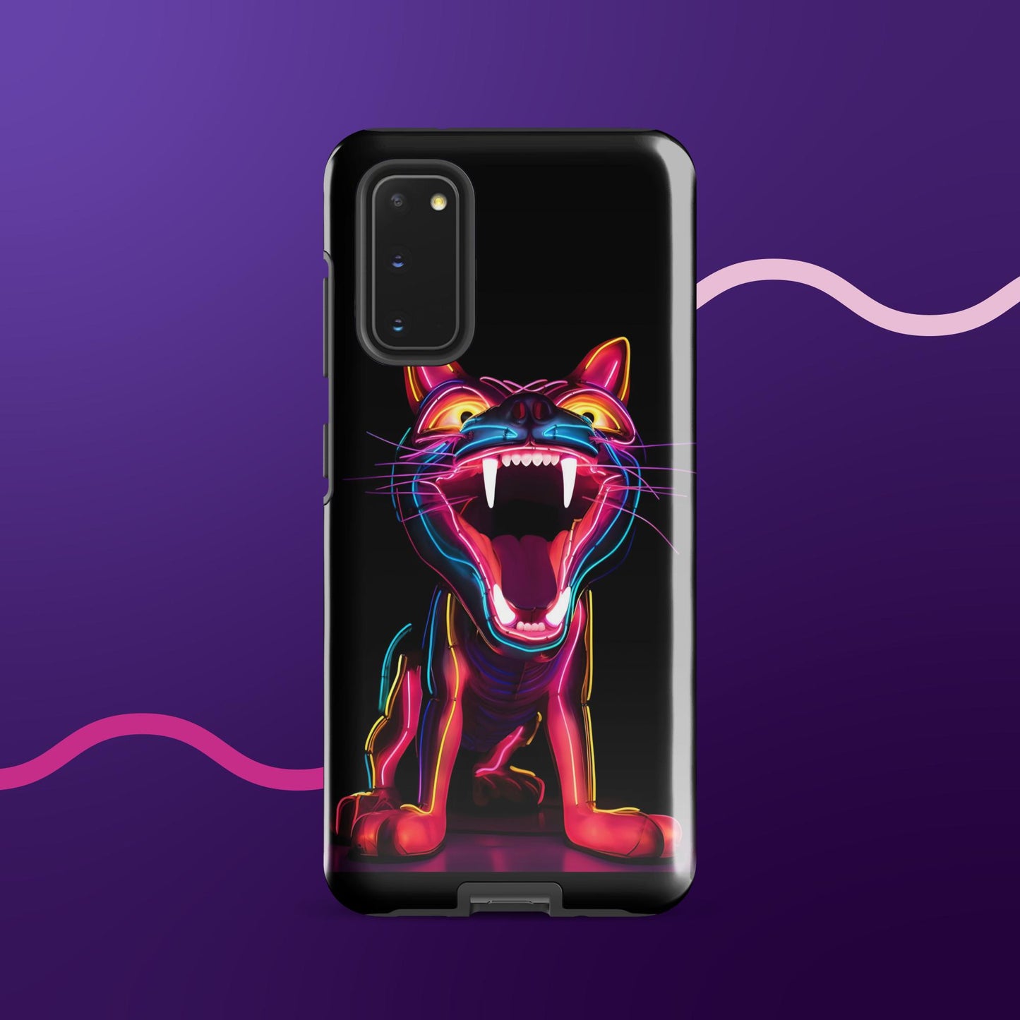 Leon the Neon Cat Tough Case for Samsung®