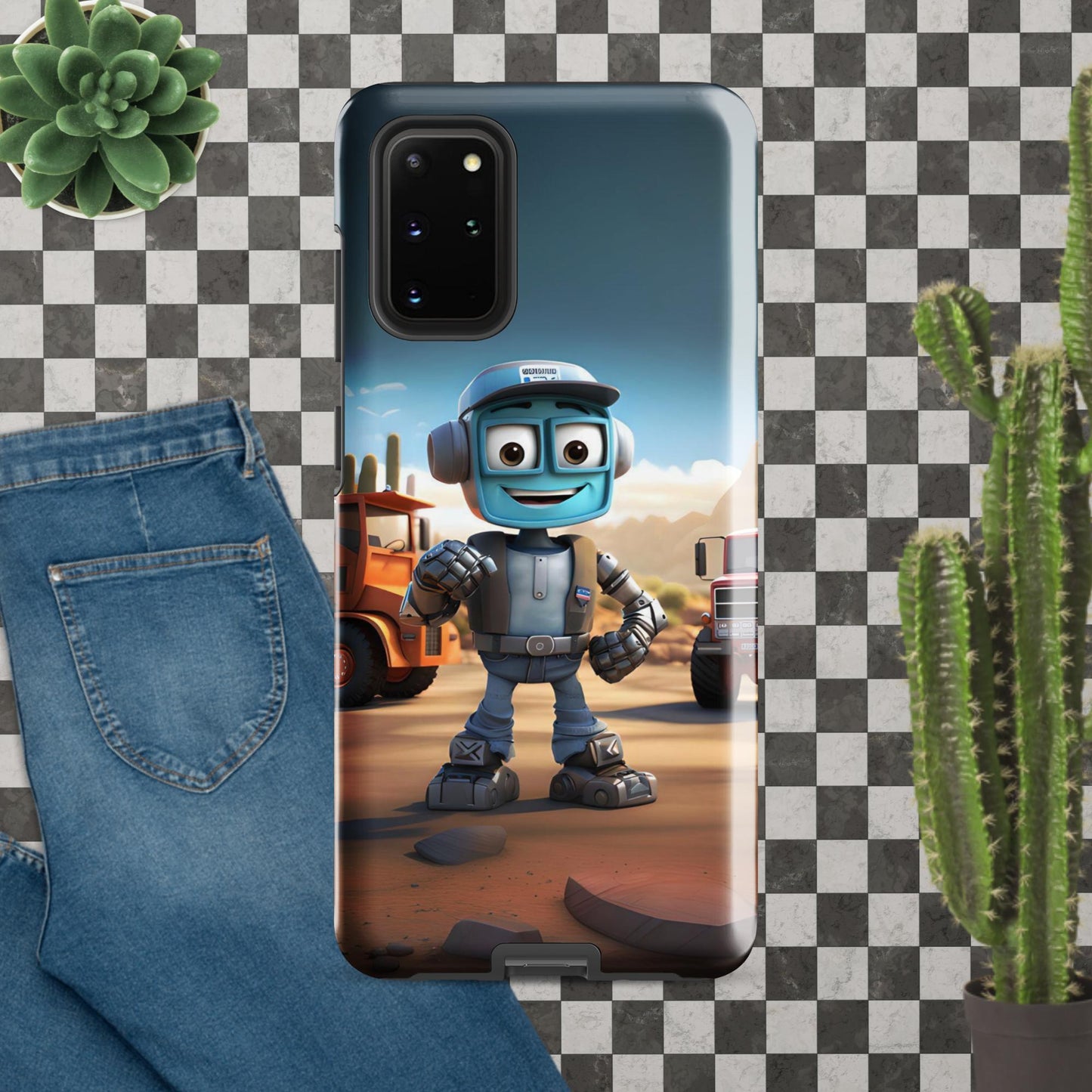 Robo-Dale-O the TruckerBot Tough case for Samsung®