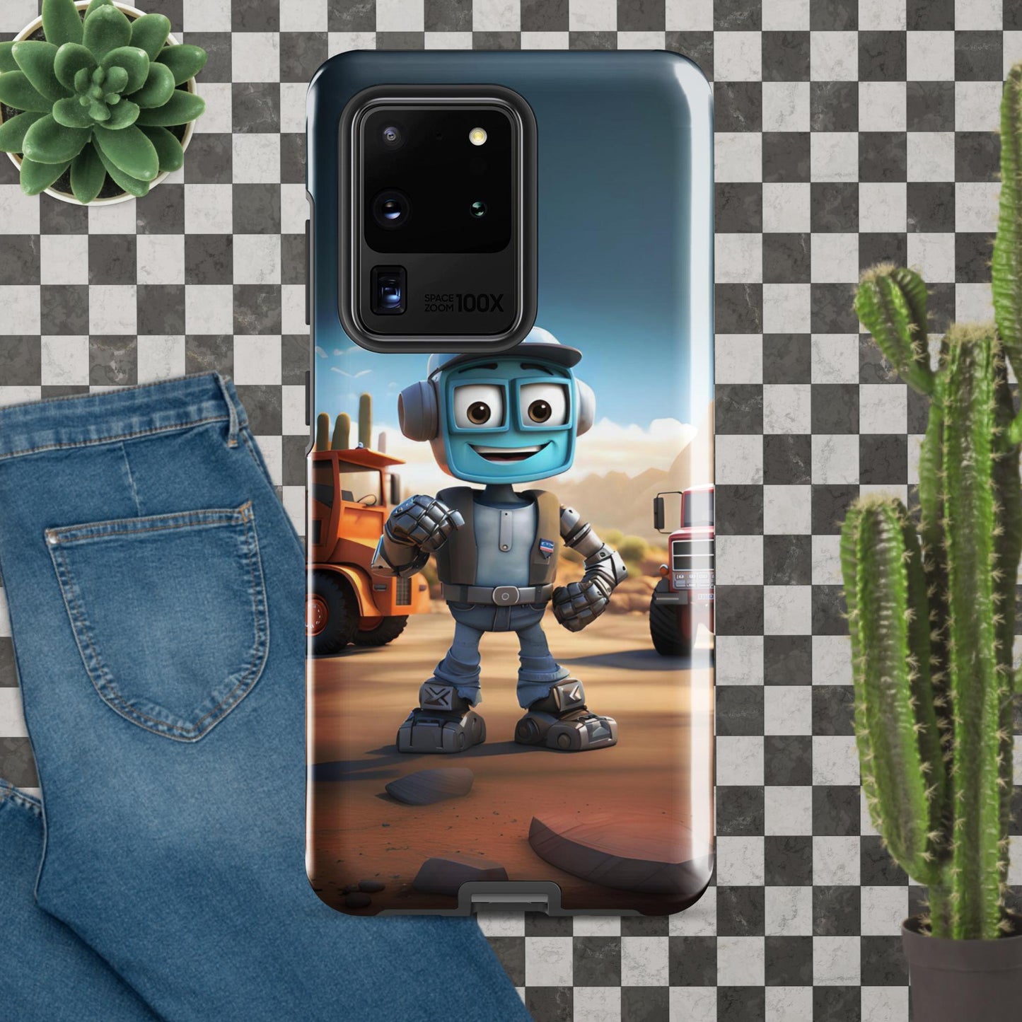 Robo-Dale-O the TruckerBot Tough case for Samsung®
