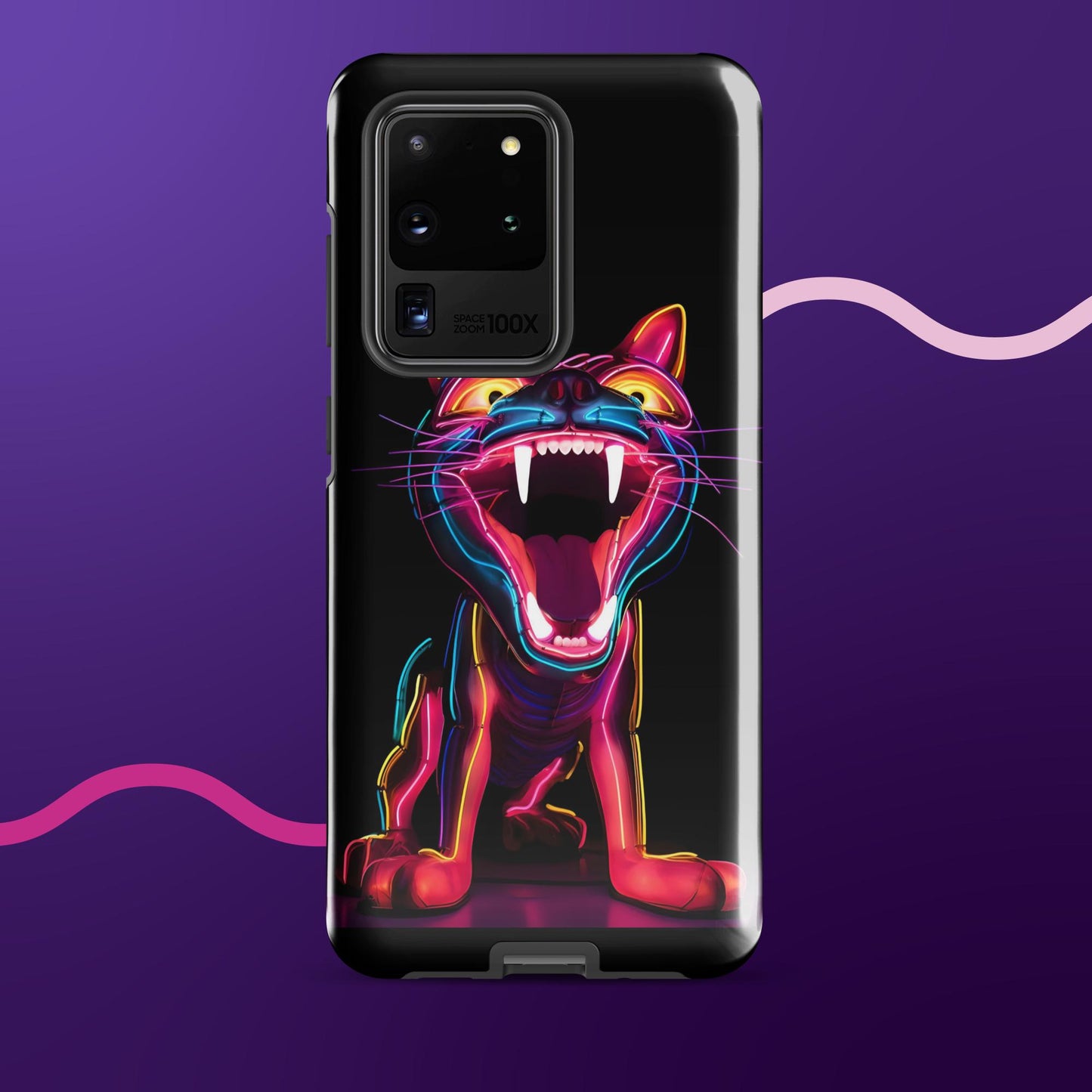 Leon the Neon Cat Tough Case for Samsung®