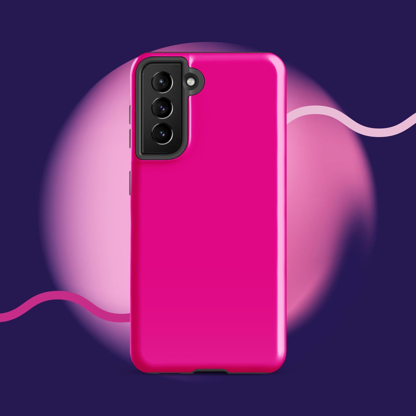Hot Pink Tough Case for Samsung®